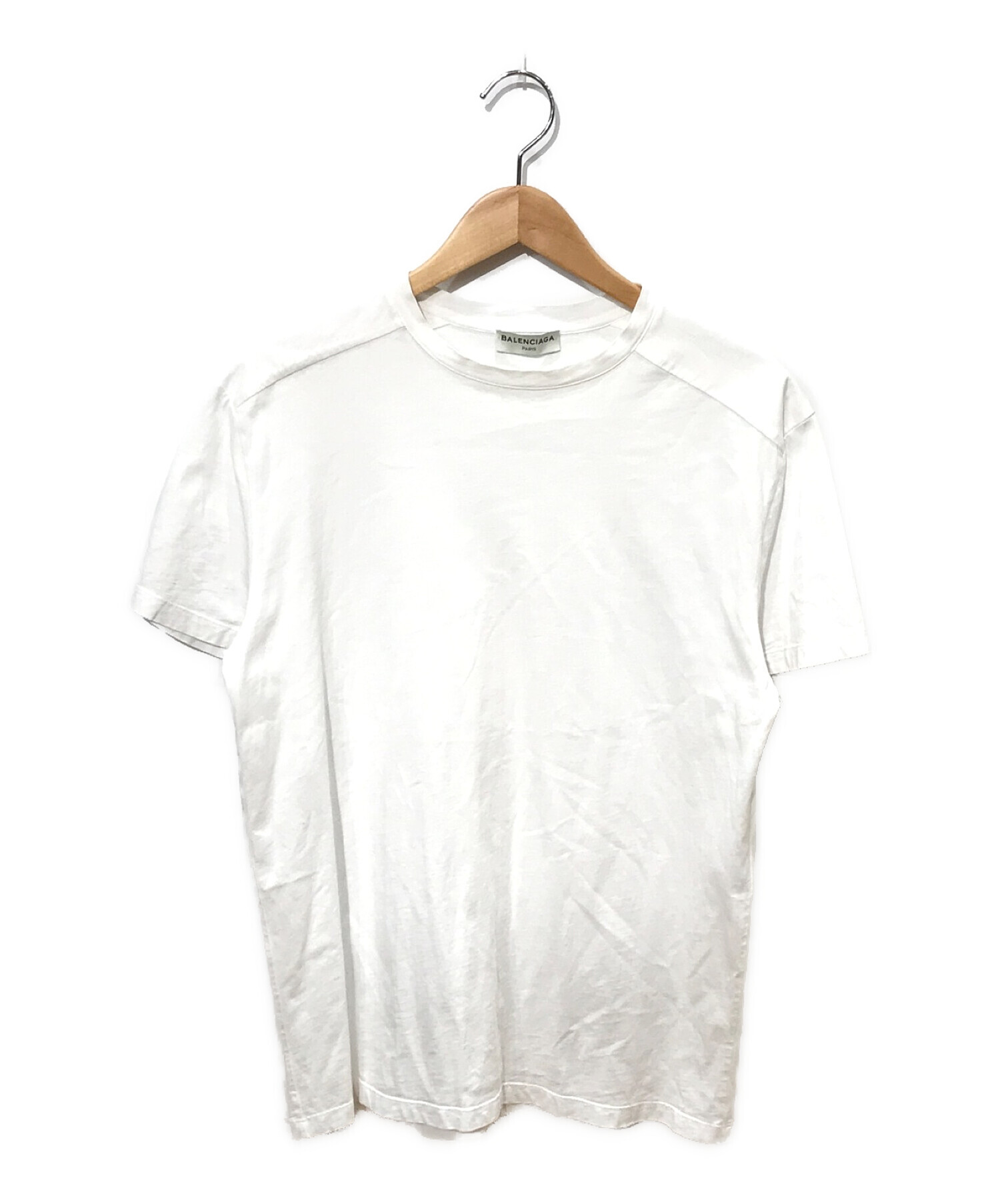 BALENCIAGA (バレンシアガ) 半袖Tシャツ ホワイト サイズ:S