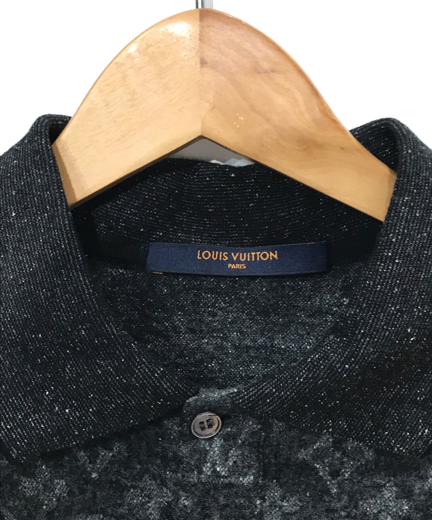LOUIS VUITTON (ルイ ヴィトン) ポロシャツ グレー サイズ:L