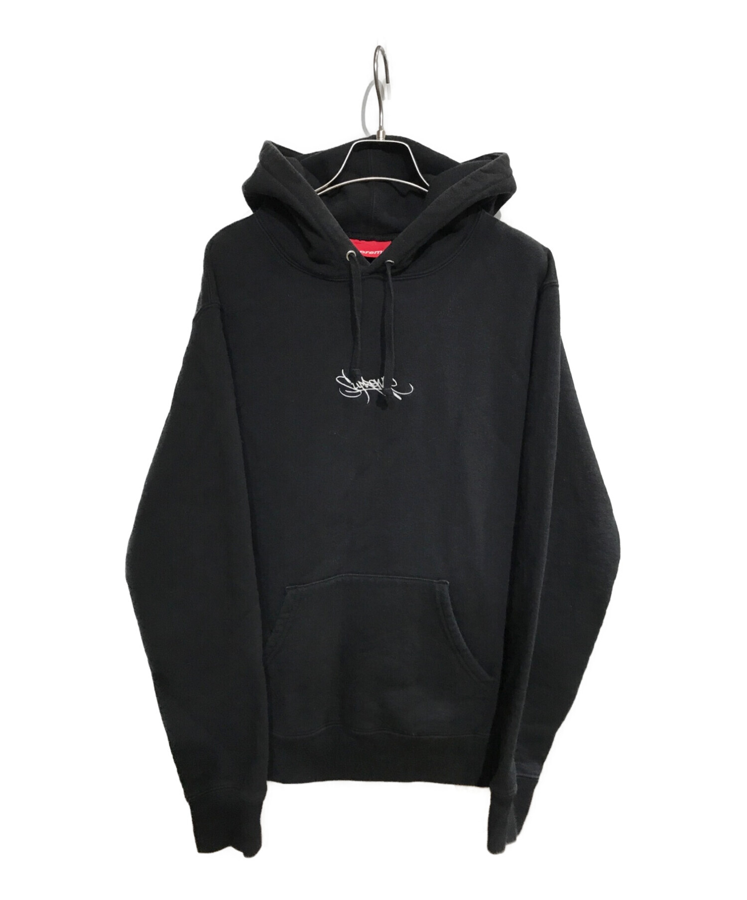 SUPREME (シュプリーム) 19ss Tag Logo Hooded Sweatshirt ブラック サイズ:S