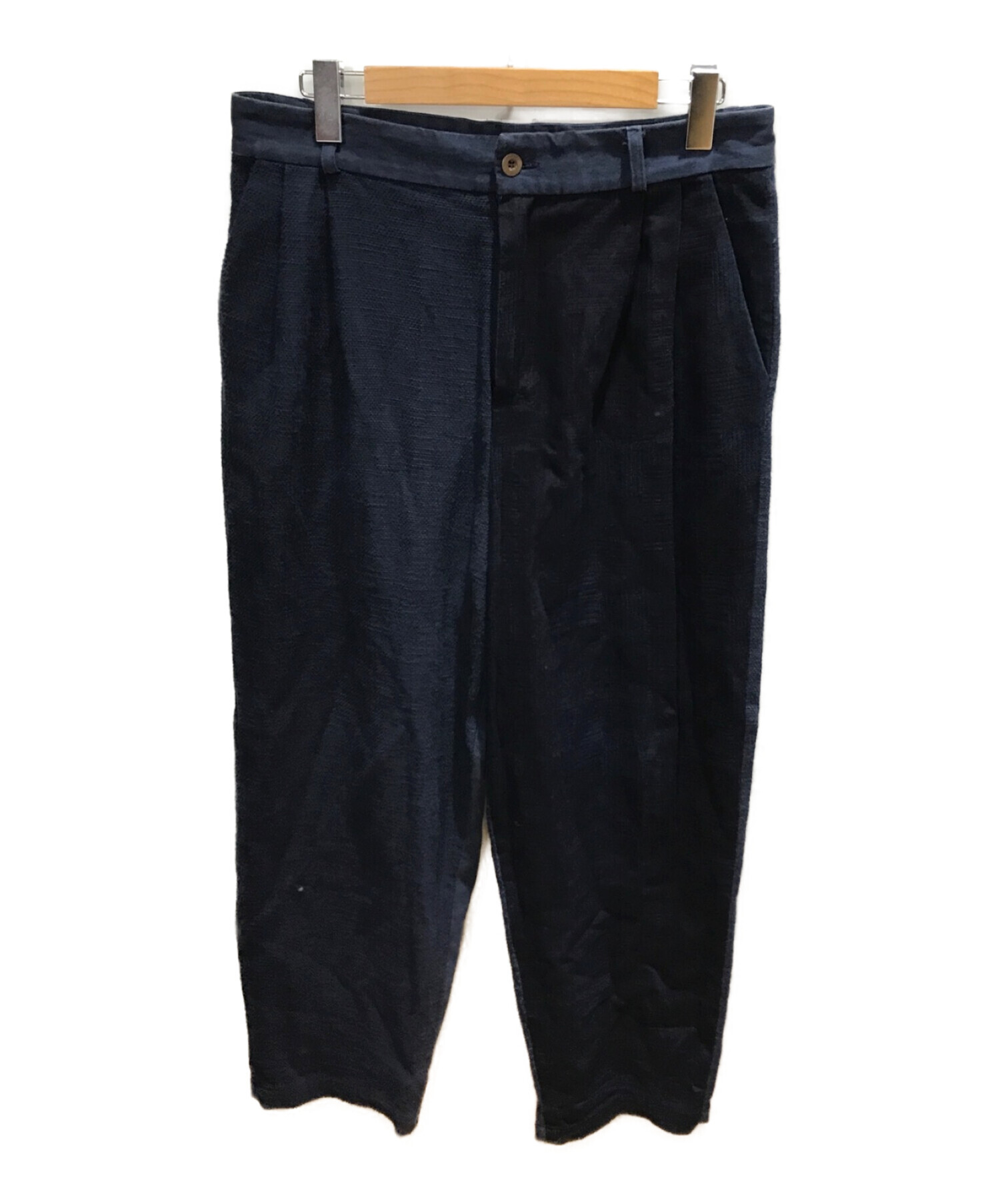 FRANK LEDER フランクリーダー インディゴミックス 2タックパンツ FRANK LEDER フランクリーダー インディゴミックス 2タックパンツ