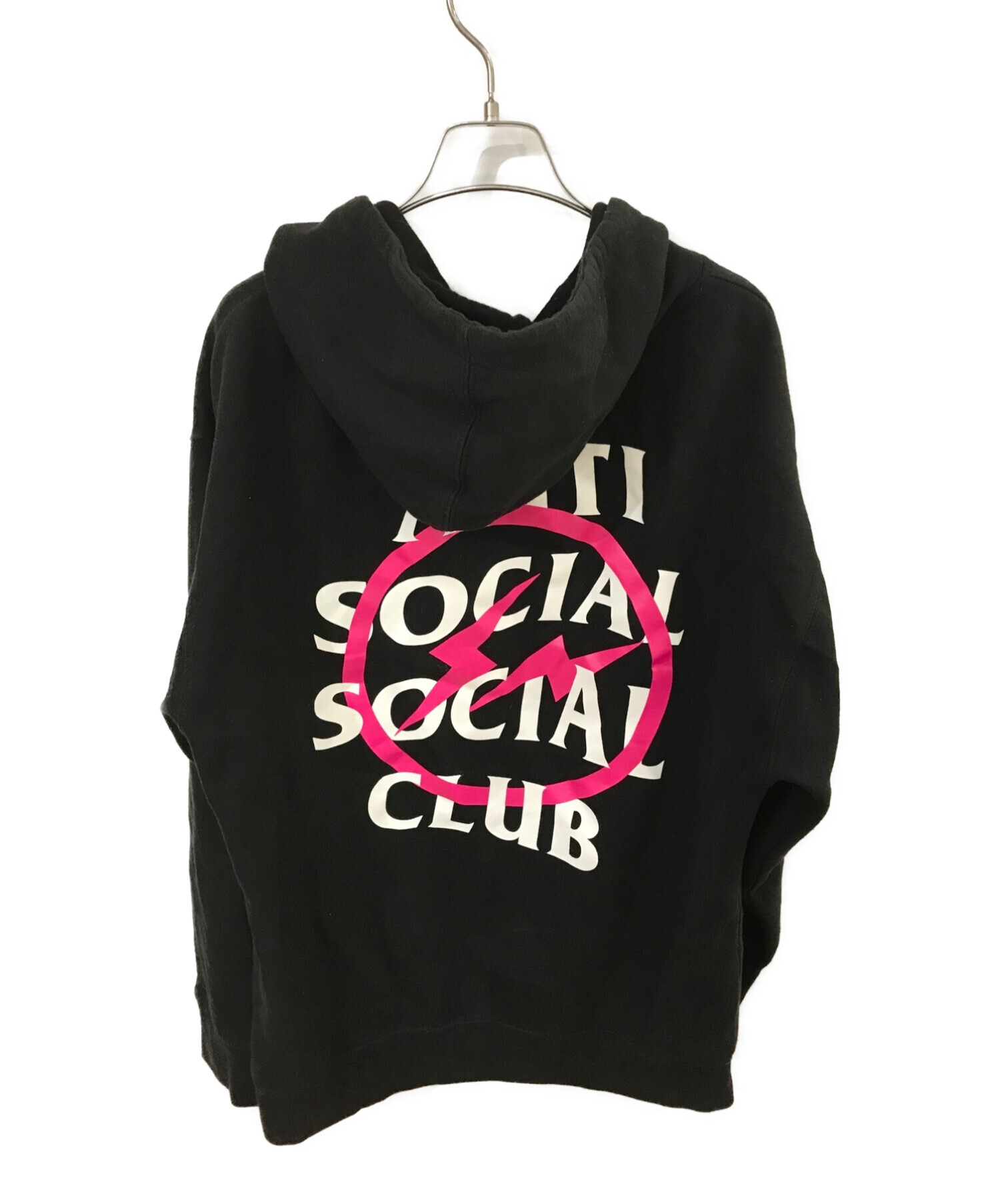 ANTI SOCIAL SOCIAL CLUB (アンチソーシャルソーシャルクラブ) パーカー ブラック サイズ:Ｌ