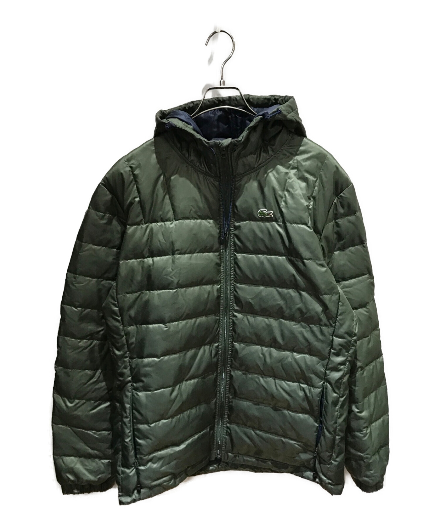 ラコステ Lacoste ダウンコート サイズ52 - ダークブラウン メンズ 