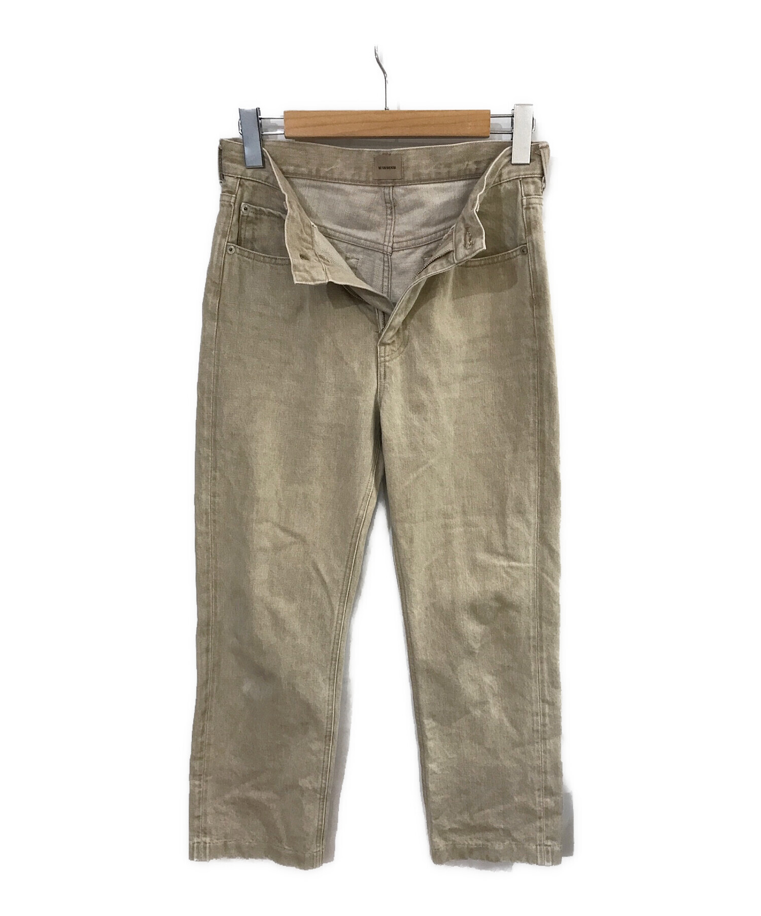 中古・古着通販】THE SHISHIKUI (ザ シシクイ) デニムパンツ ベージュ 