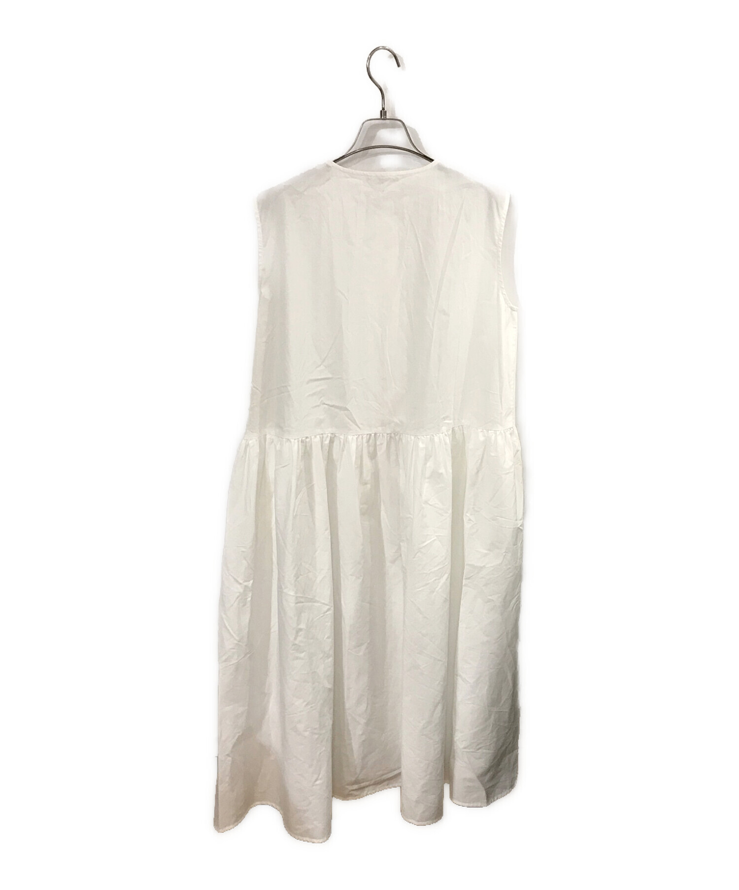 中古・古着通販】YORI (ヨリ) リボンリボンワンピース ホワイト 