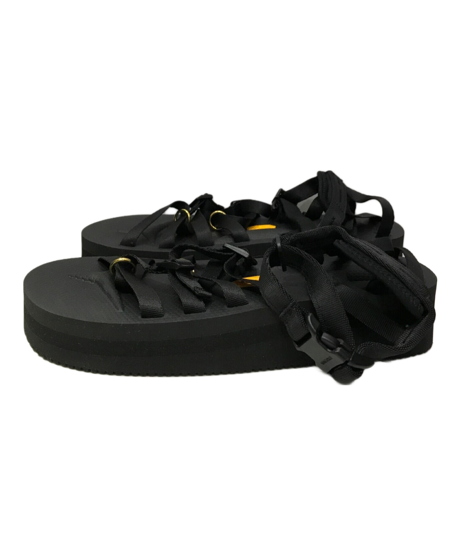 suicoke (スイコック) ストラップサンダル ブラック サイズ:25cm 