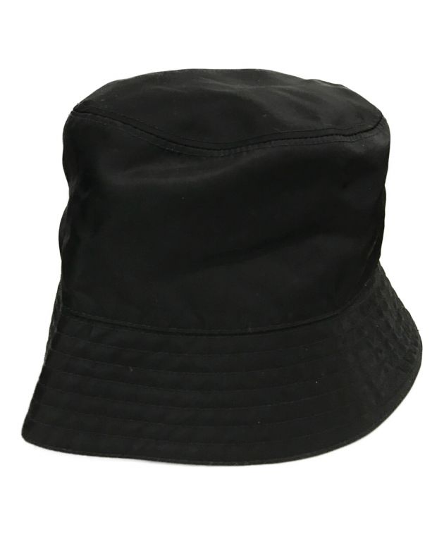 【PRADA】プラダ　Re-Nylon バケハ　Ｓサイズ PRADA プラダRe-Nylon バケットハットブラックSサイズ