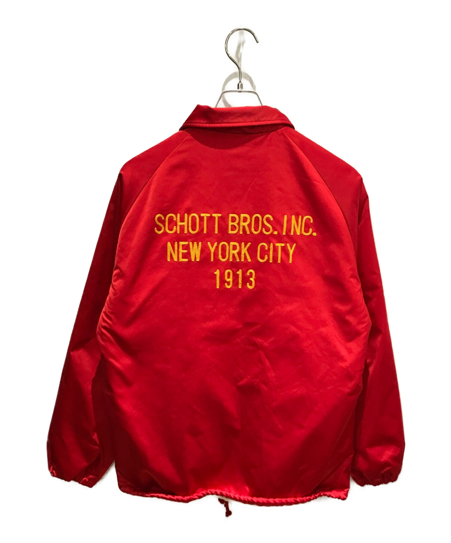 中古・古着通販】Schott (ショット) 裏ボアコーチジャケット レッド 