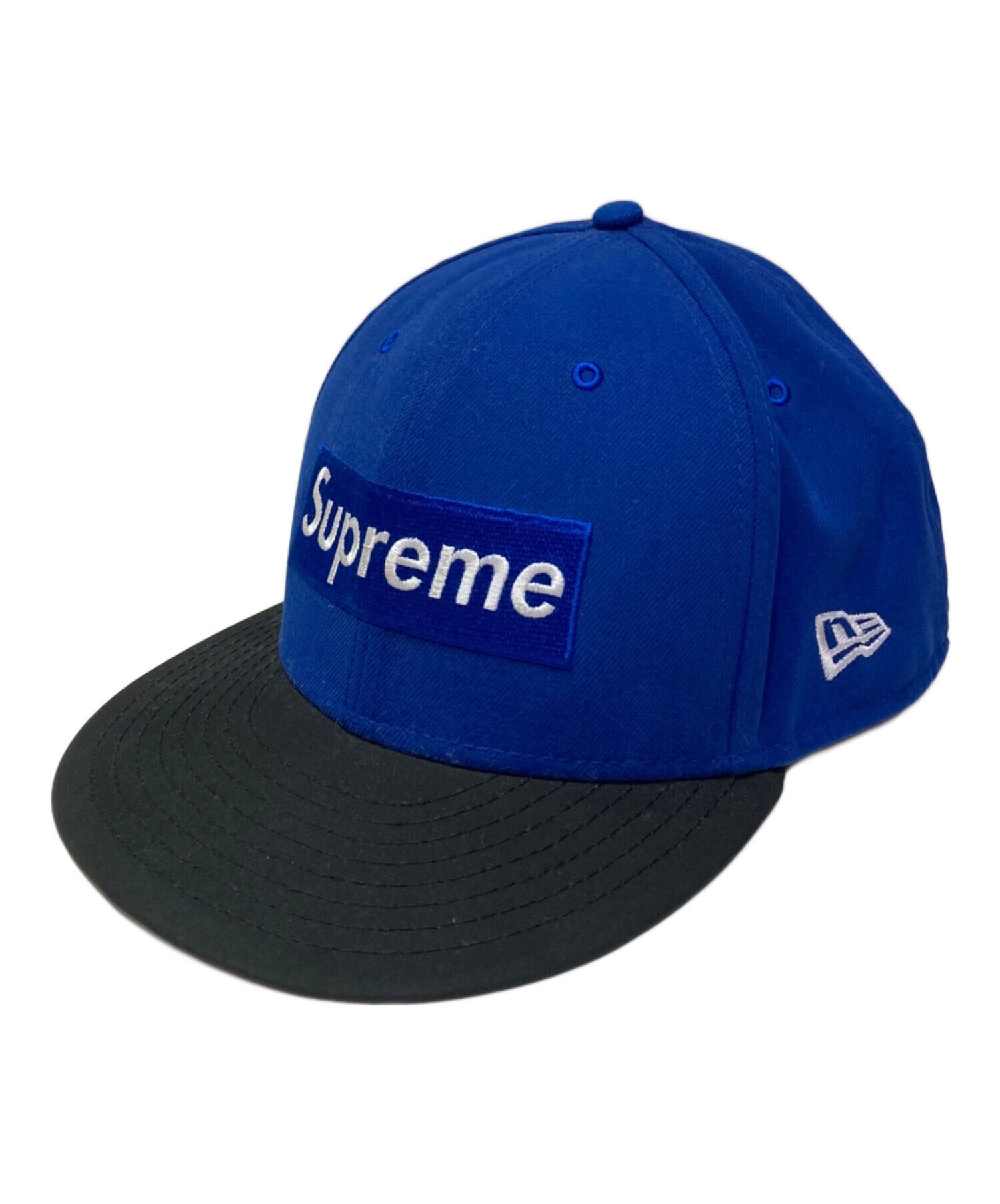 Supreme×NEW ERA/シュプリームニューエラ7 1/4ネイビー 1UKOD 