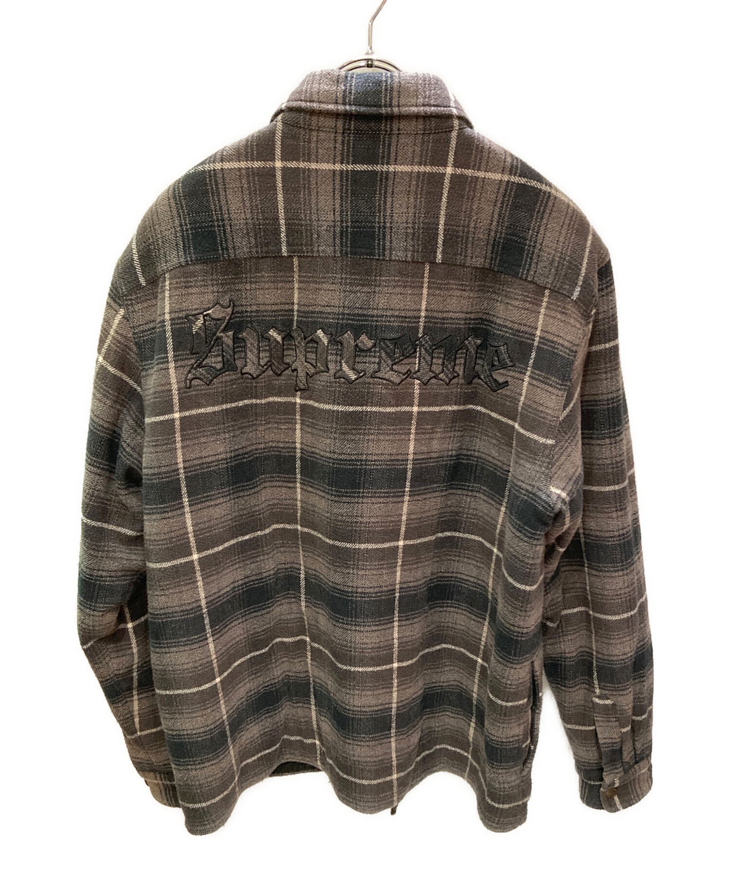 中古・古着通販】SUPREME (シュプリーム) シャツジャケット ブラウン
