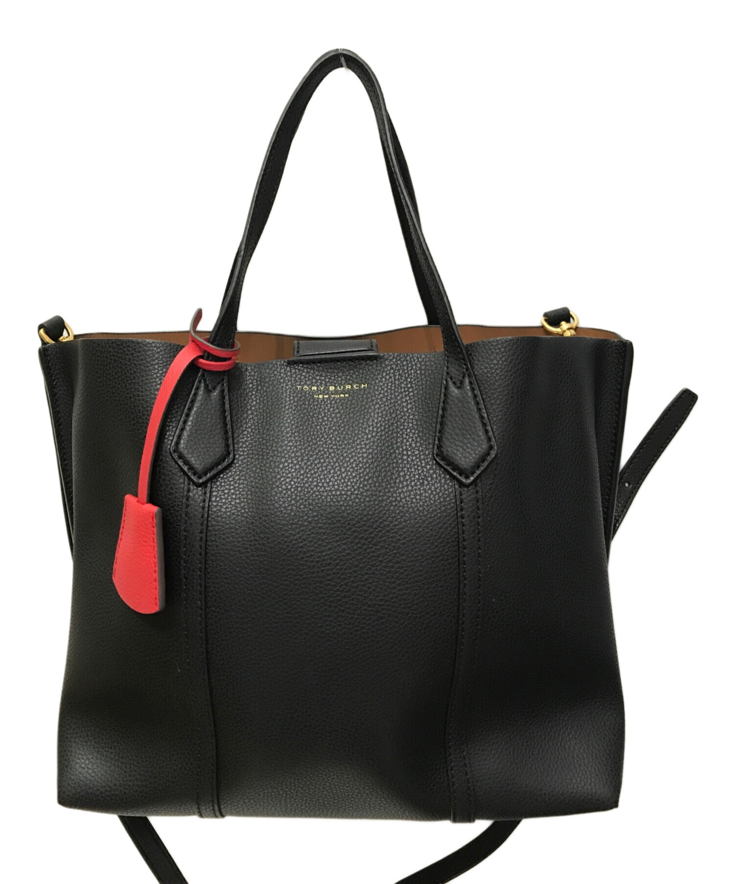 中古・古着通販】TORY BURCH (トリーバーチ) 2WAYバッグ ブラック 