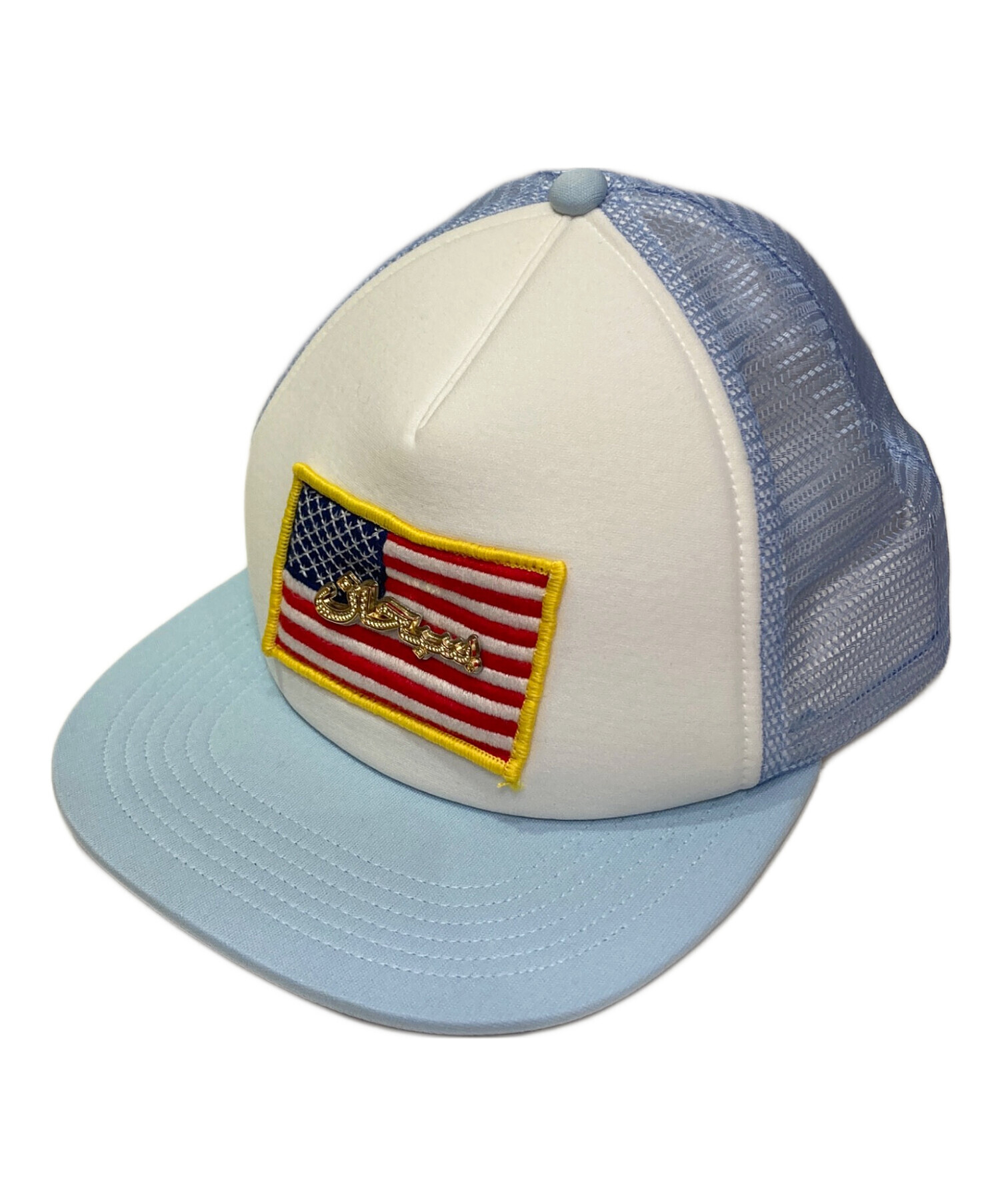 中古・古着通販】SUPREME (シュプリーム) メッシュキャップ スカイ 