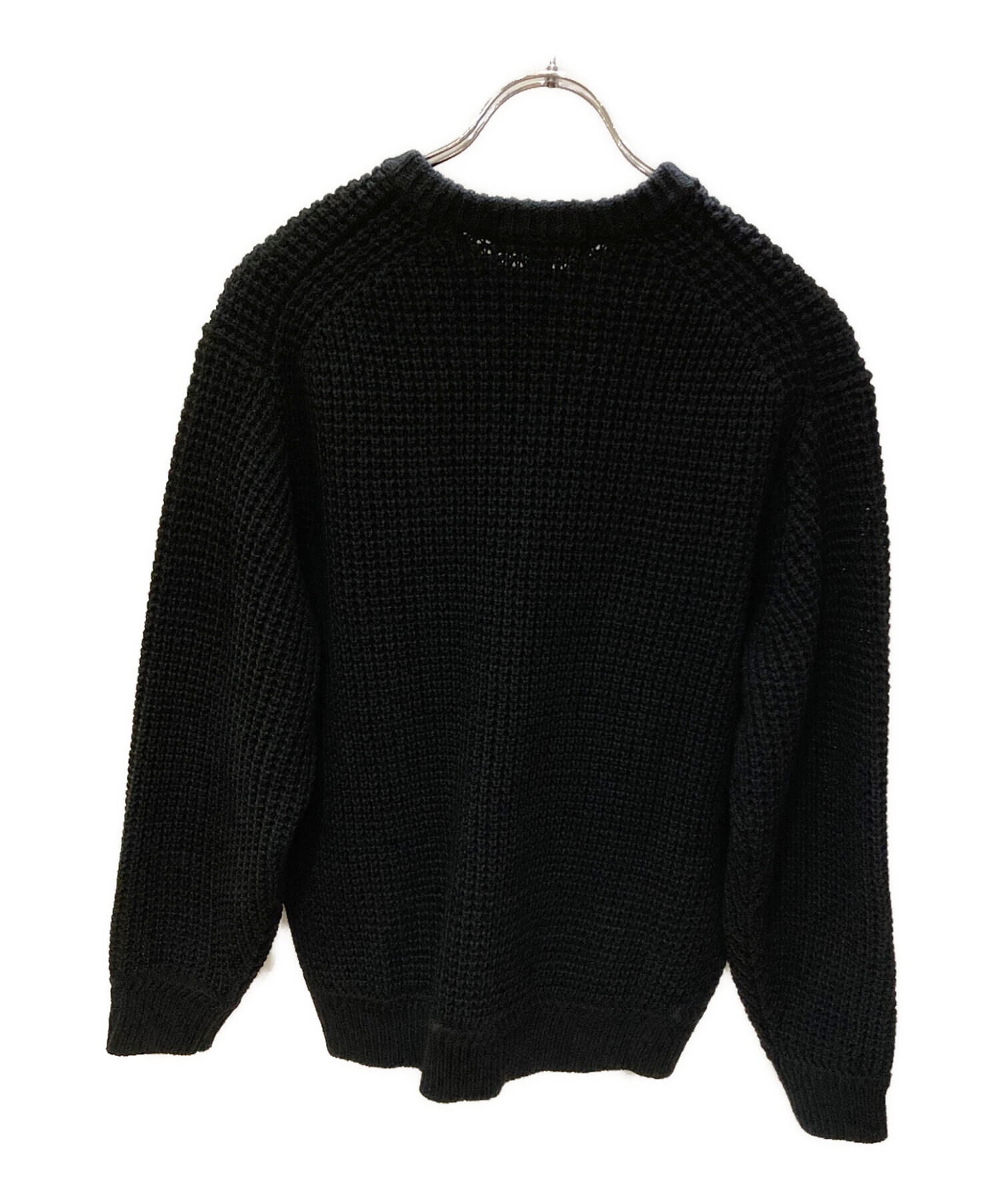 中古・古着通販】SUPREME (シュプリーム) クルーネックニット ブラック 
