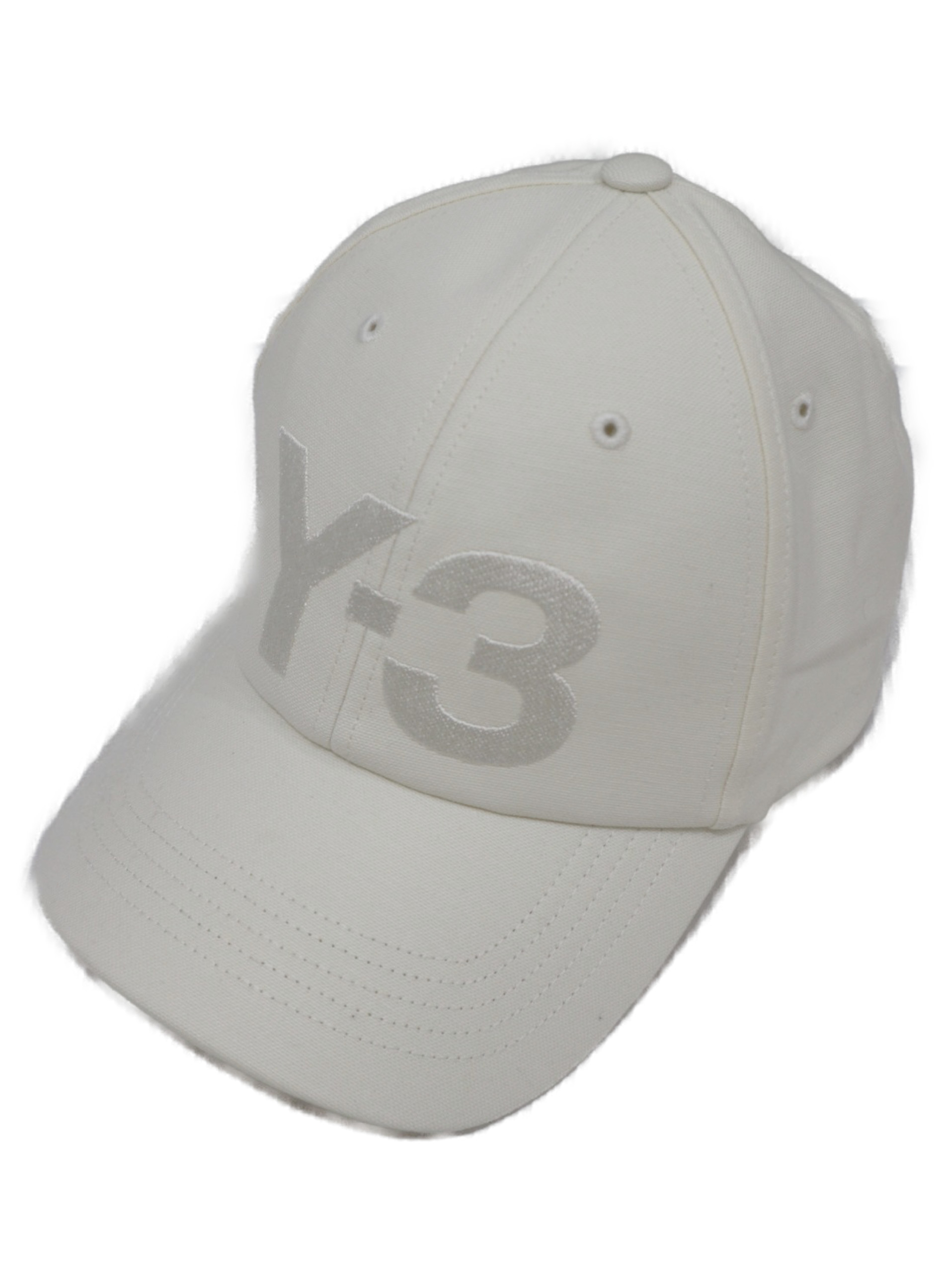 Y-3 adidas ロゴ キャップ GK0628 アイボリー ホワイト