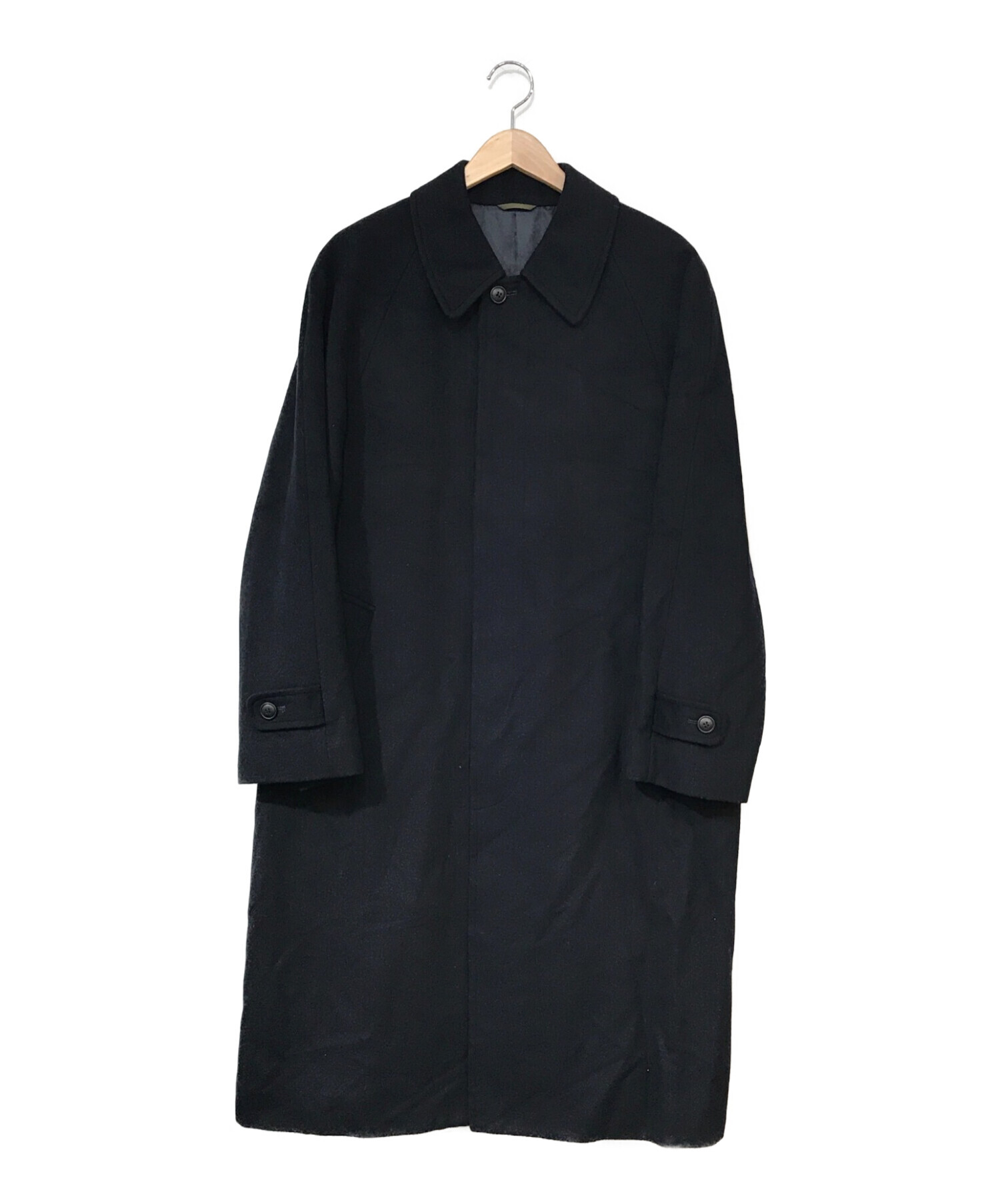 D'URBAN (ダーバン) ウールステンカラーコート ブラック サイズ:92A5