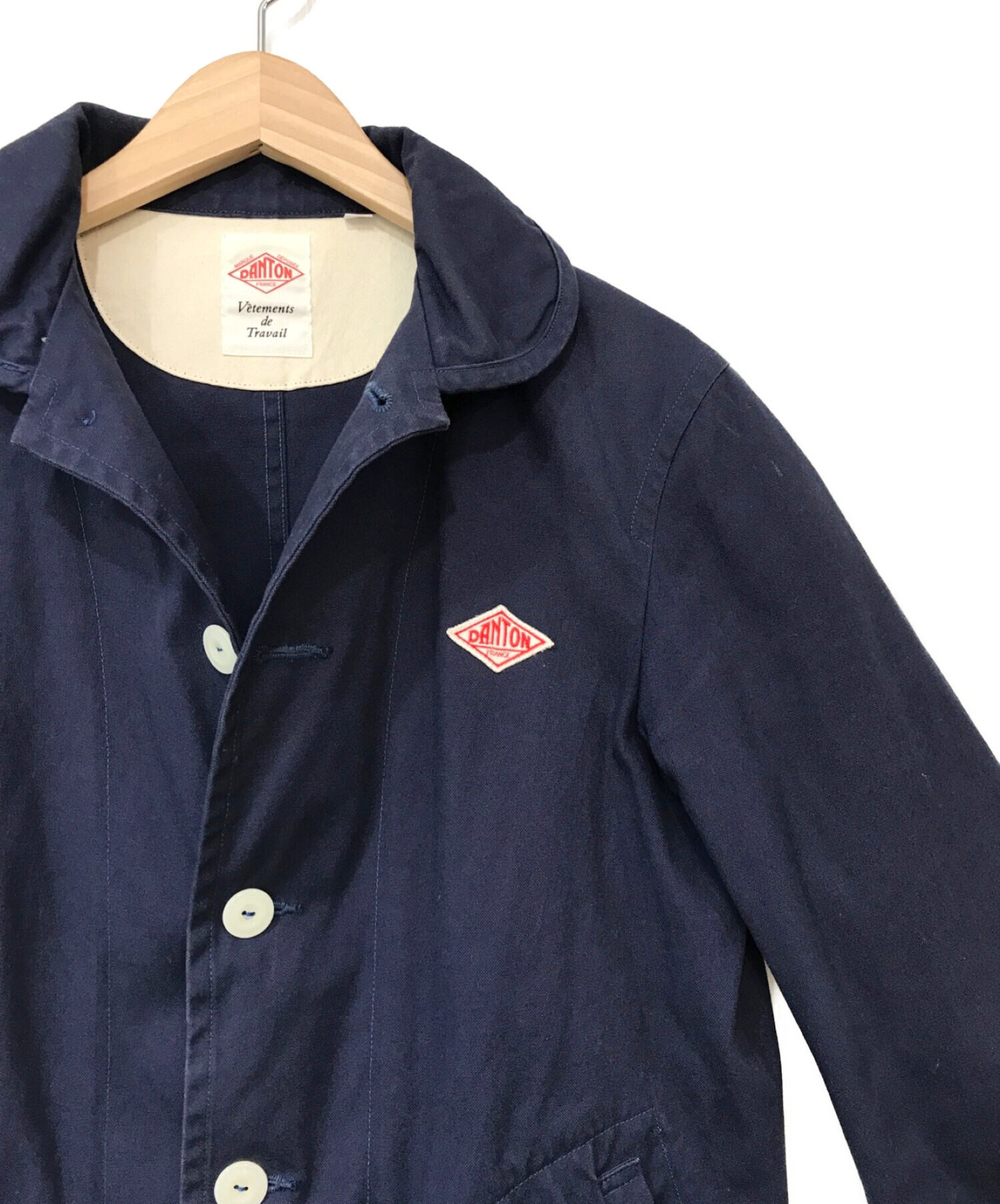 【新品】 DANTON ダントン ラウンドカラー カバーオール ジャケット 新品】 DANTON ダントン ラウンドカラー カバーオール ジャケット