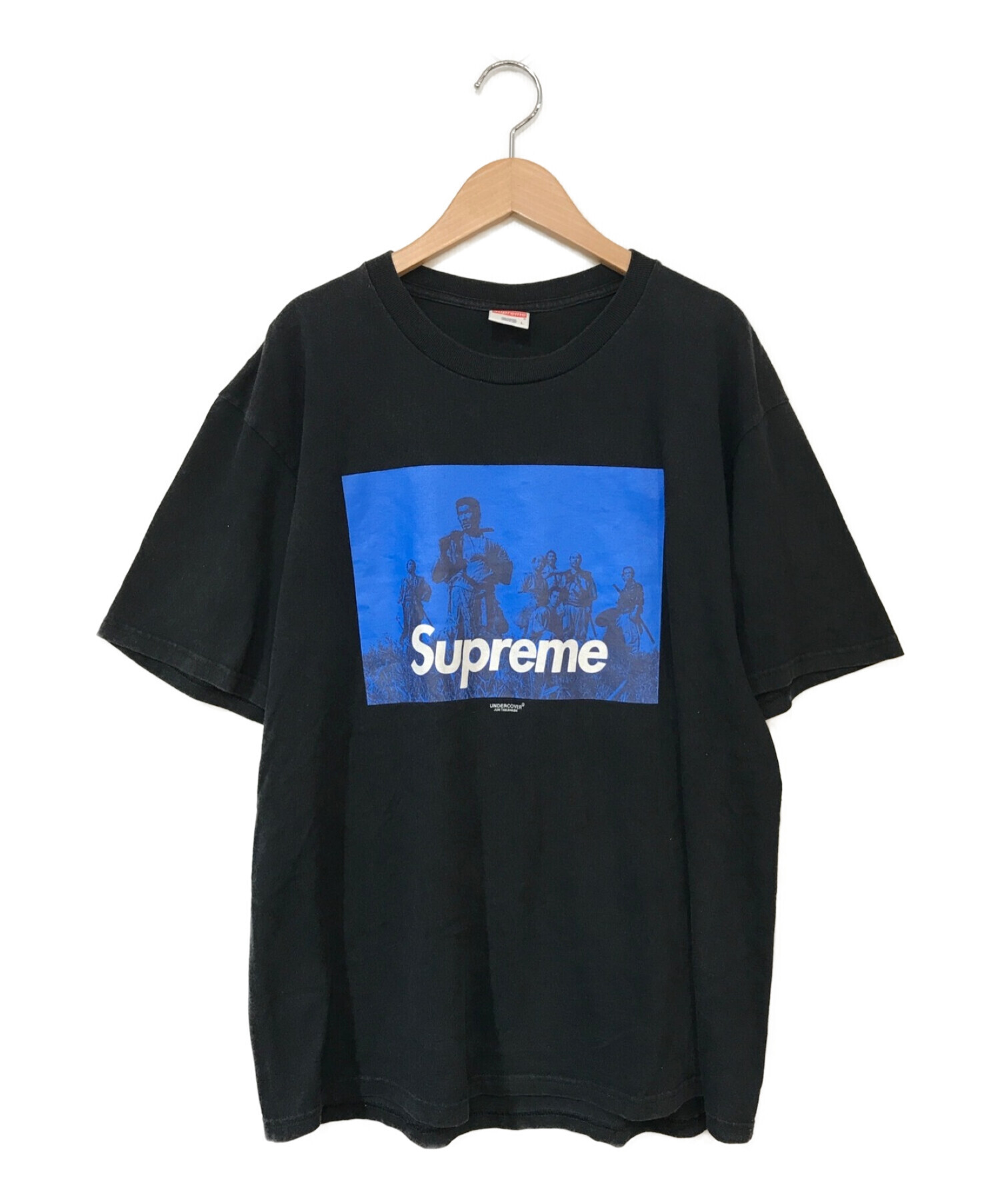 Supreme×Undercover (シュプリーム×アンダーカバー) コラボプリントTシャツ ブルー×ブラック サイズ:L