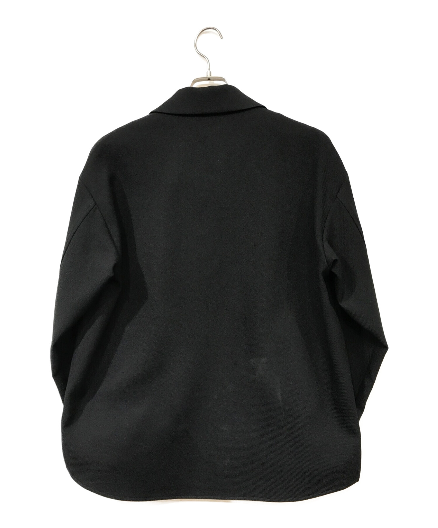 CULLNI (クルニ) フロントジップシャツ ブラック