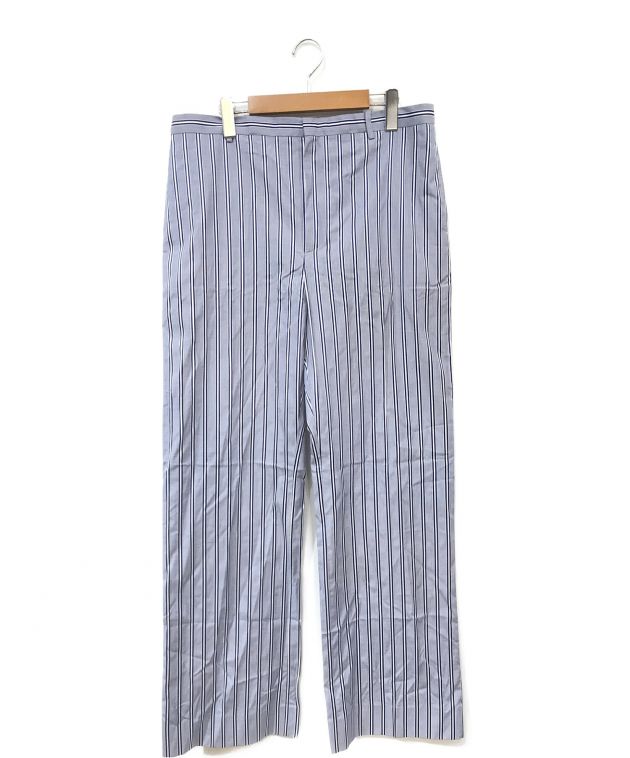 中古・古着通販】BALENCIAGA (バレンシアガ) ストライプパンツ ブルー 