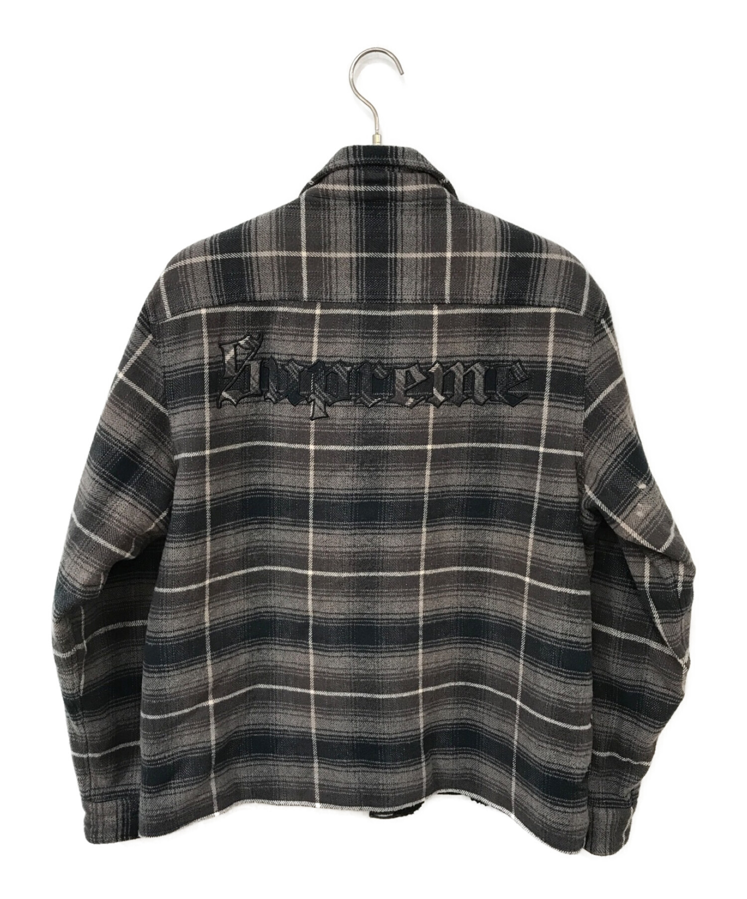 Faux Shearling Lined Flannel Shirt Mサイズ