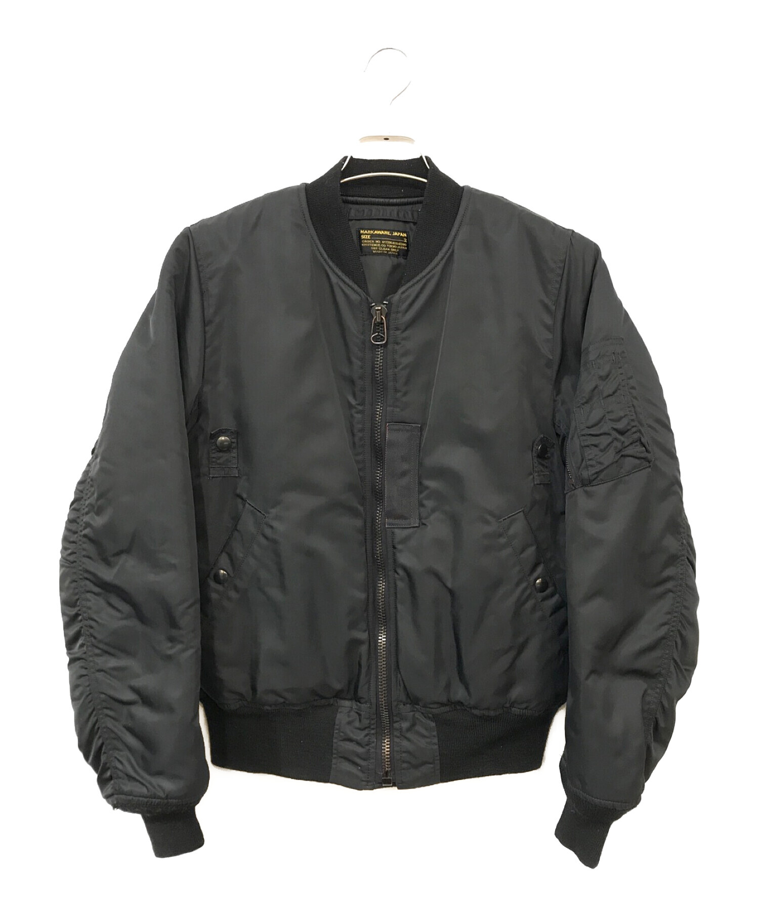 MARKAWARE (マーカウェア) MA-1ジャケット ブラック サイズ:02(M相当)