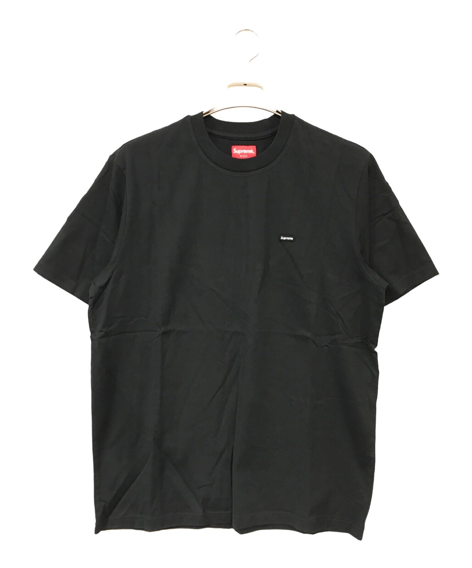 シュプリーム スモールボックスロゴ シャツ 黒 Mサイズ-