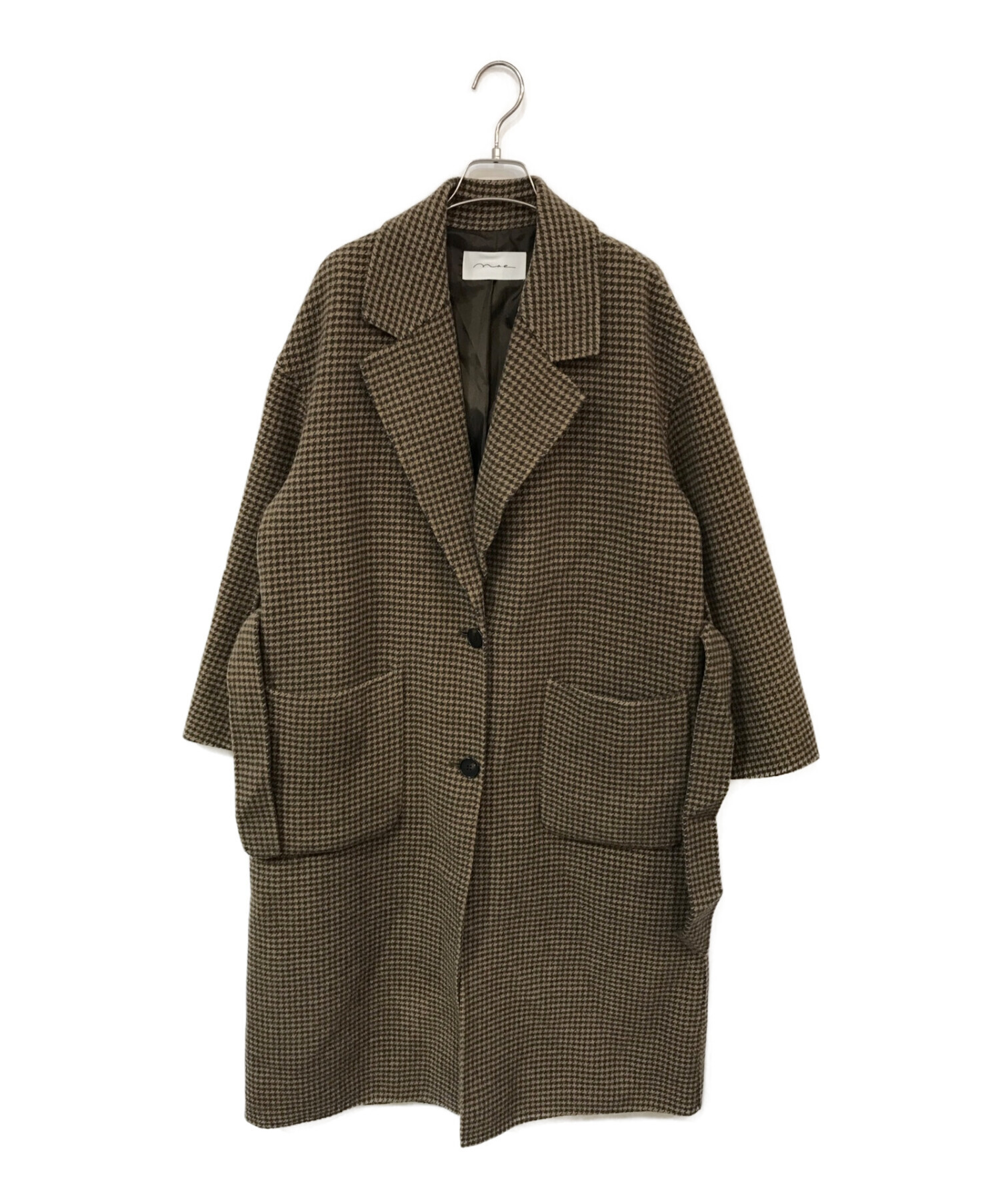 na.e ブラウン チェスターコート