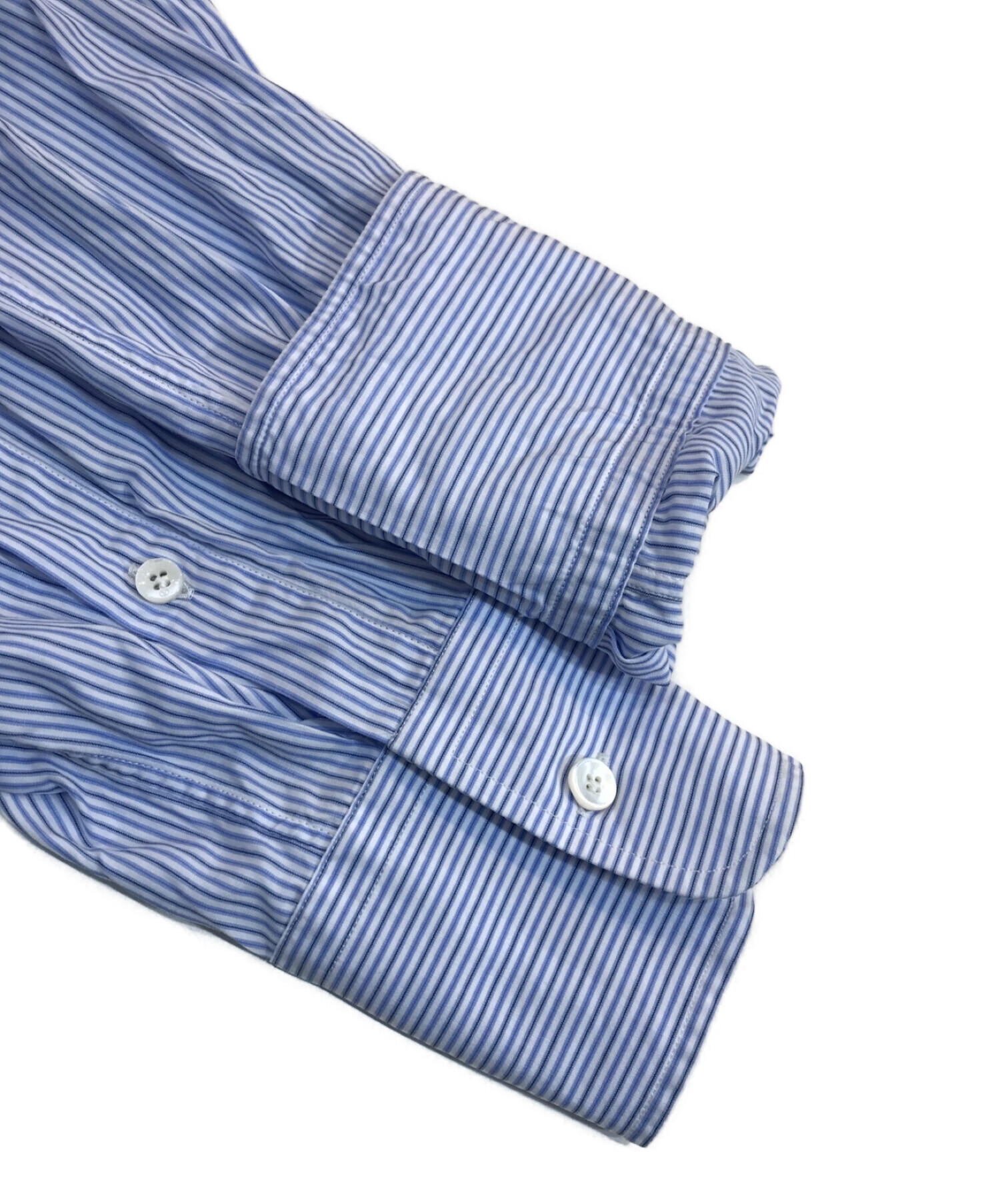 VALENTINO (ヴァレンティノ) ピンタックドレスシャツ ブルー サイズ:37(S相当)