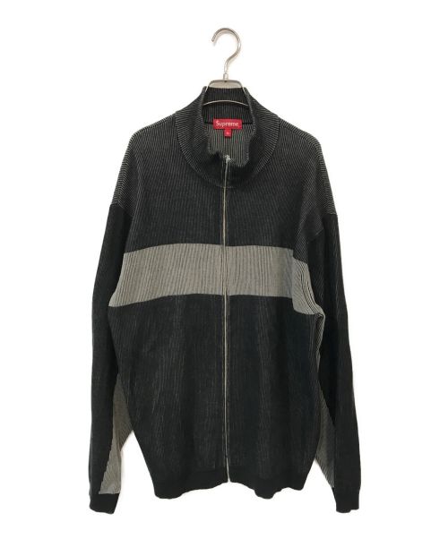 supreme 22AW 2-Tone Ribbed ZipUp Sweater