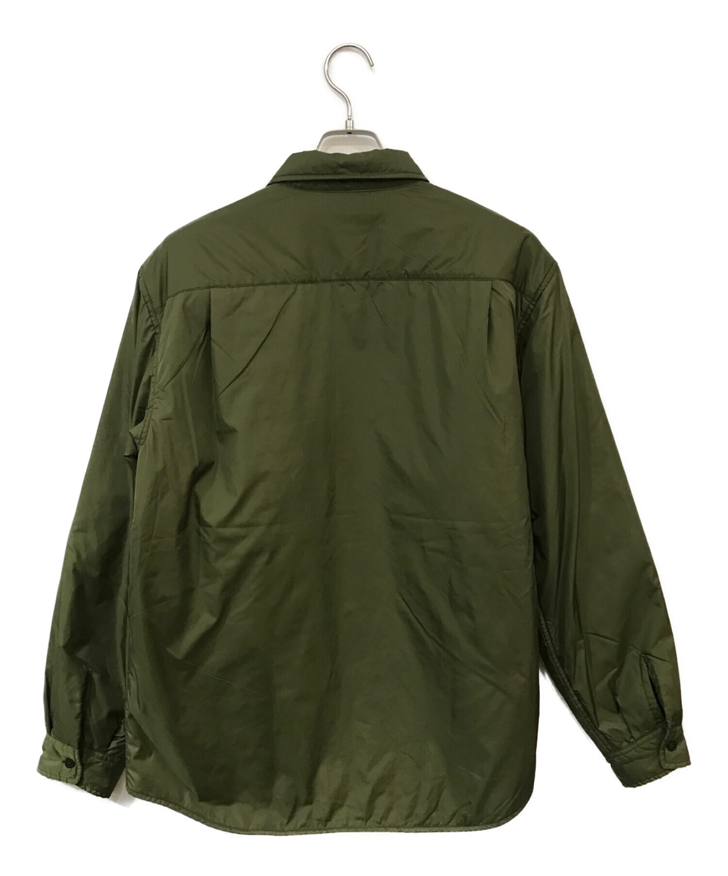 Supreme Nylon Filled Shirt Olive オリーブ M