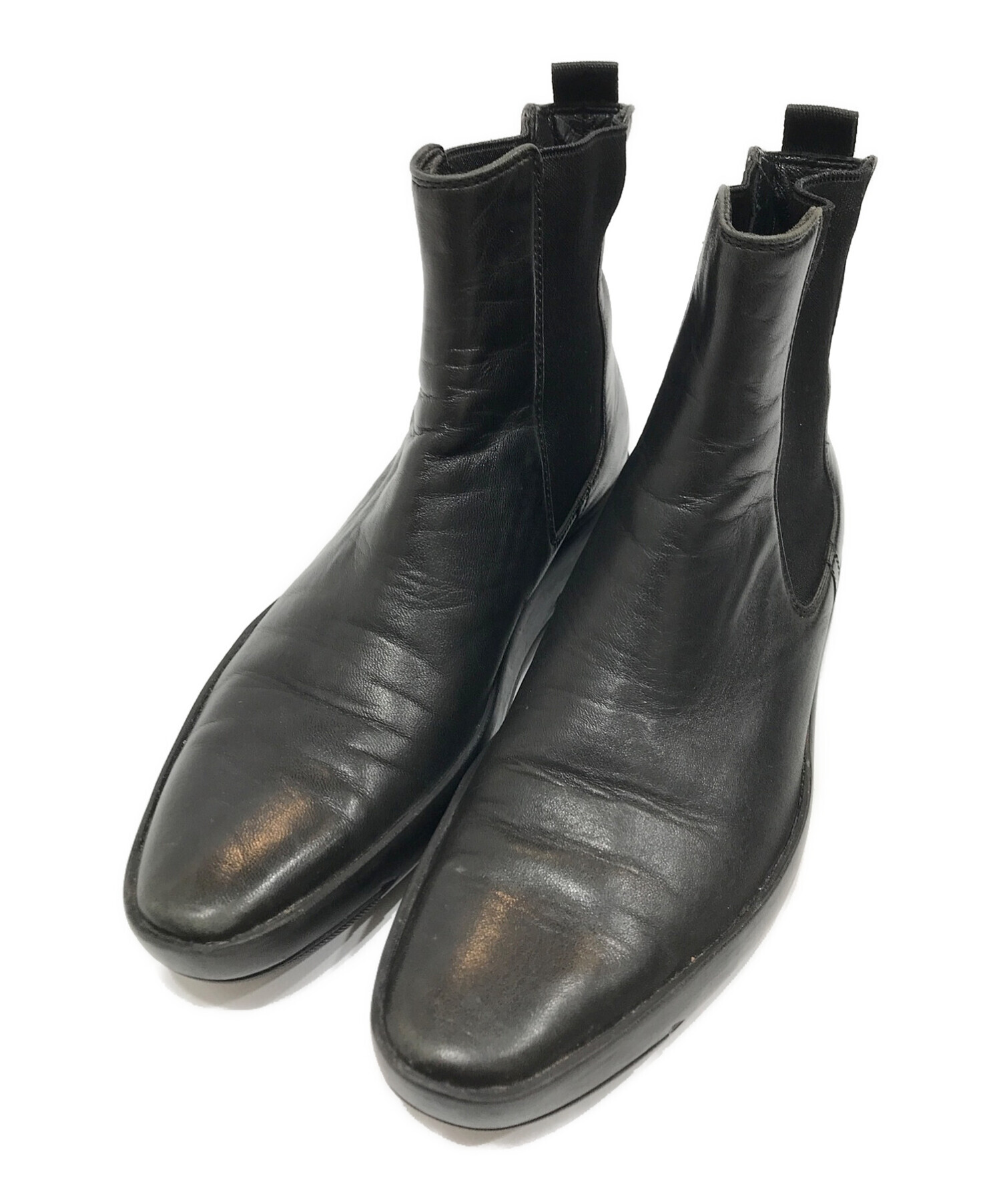 美品PRADA サイドゴアブーツ ブラック36.5 黒