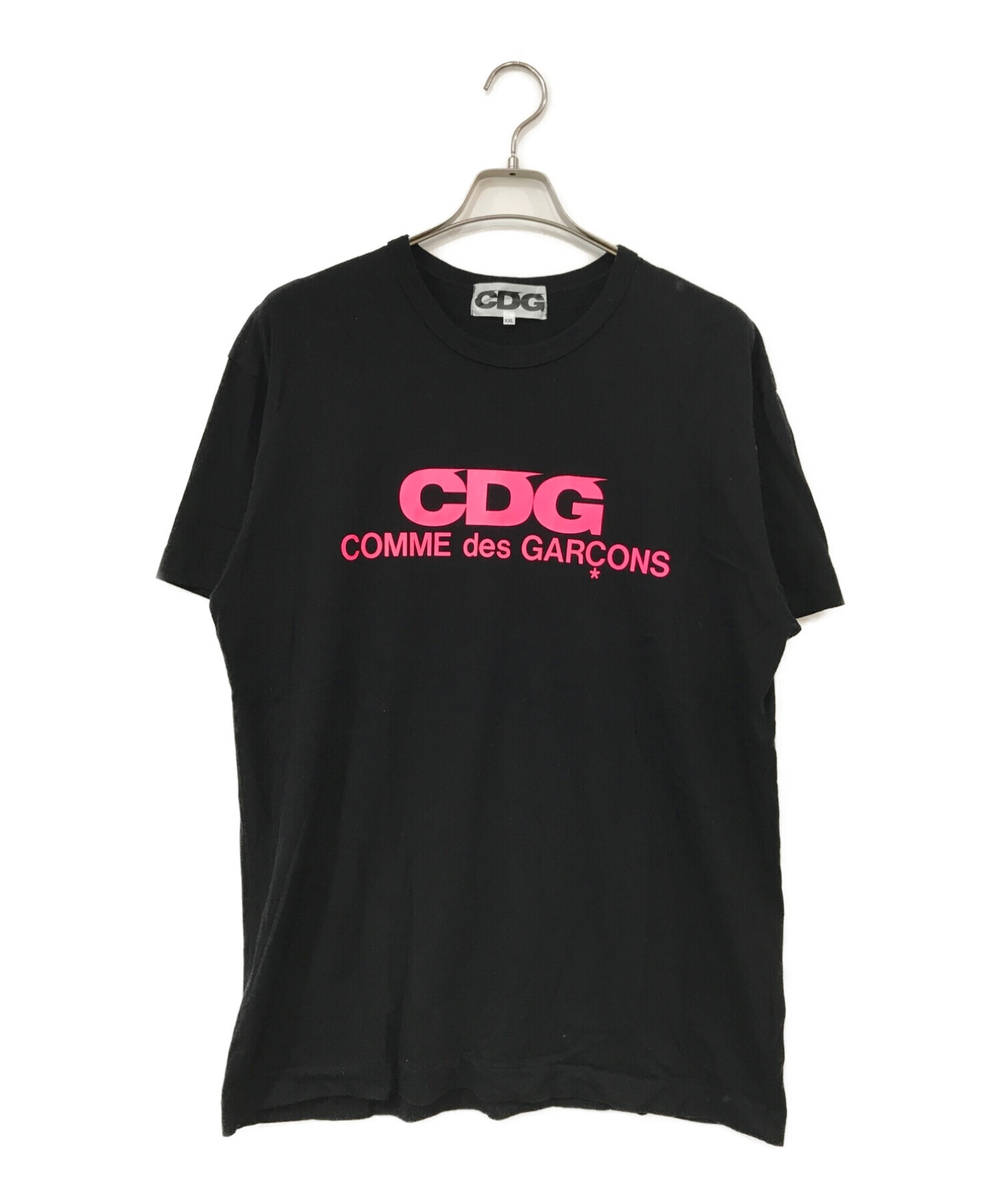 CDG Tシャツ コムデギャルソン XXL 黒 ブラック
