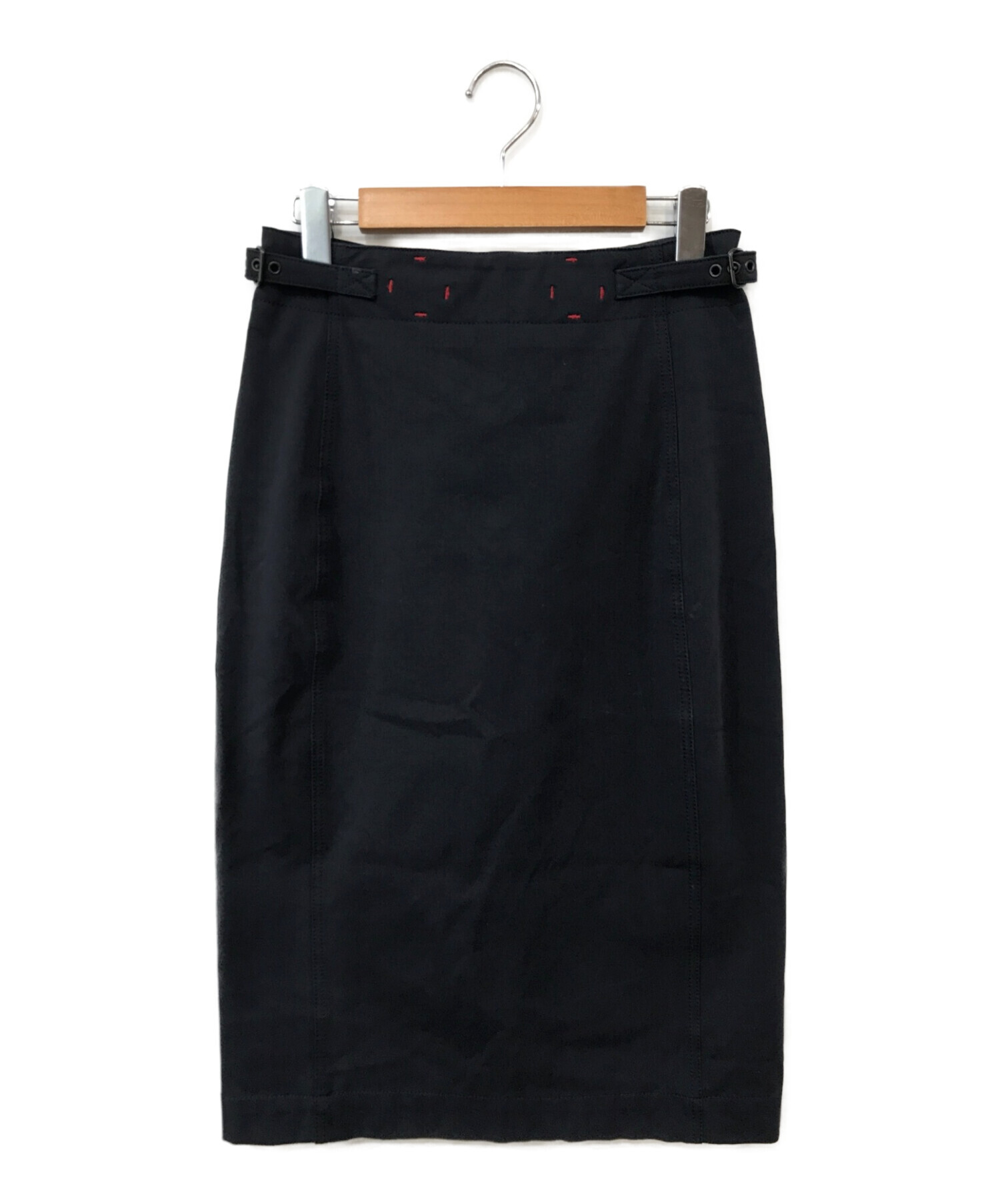 PRADA (プラダ) 台形スカート ネイビー サイズ:40