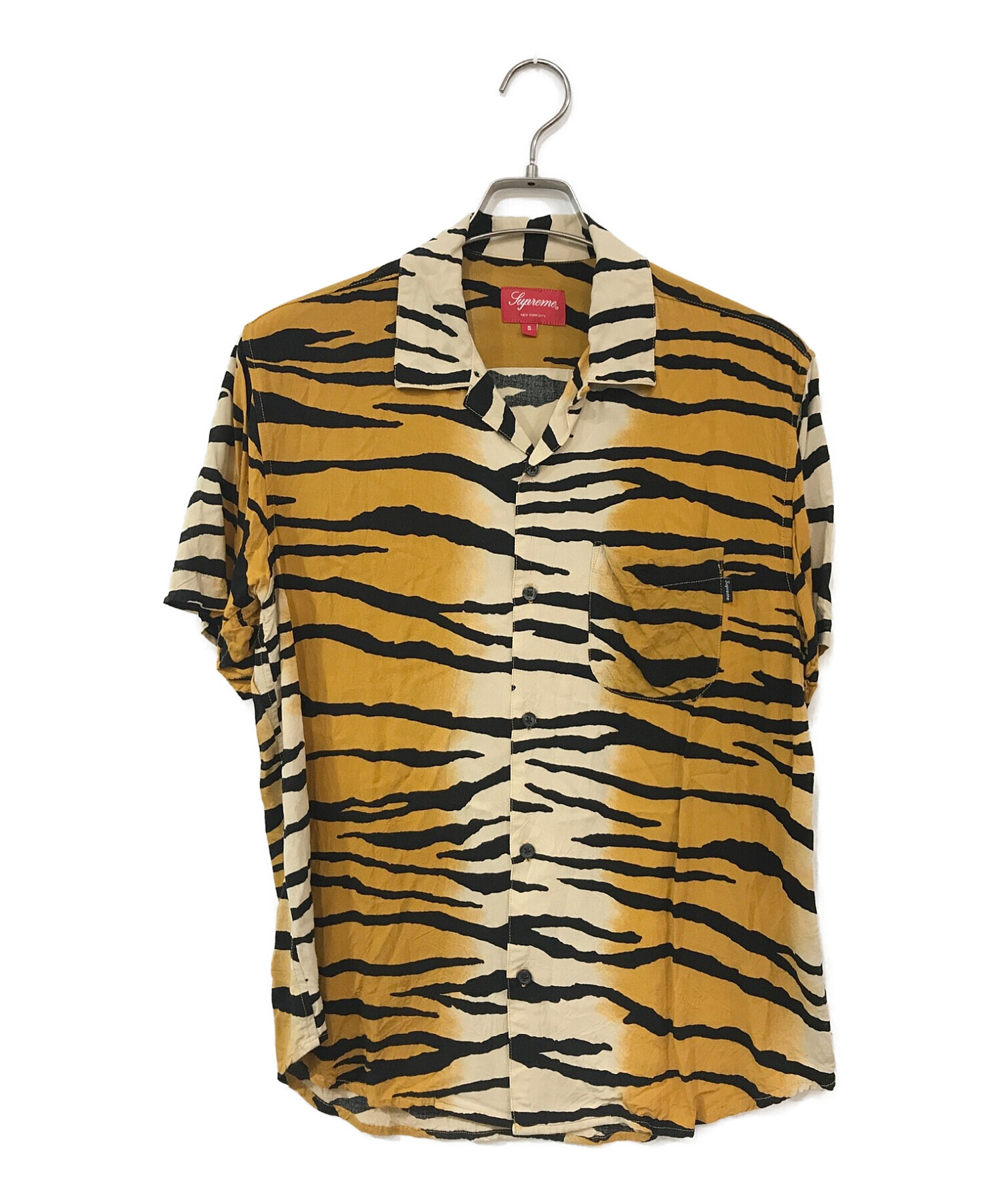 Supreme Tiger Stripe Rayon Shirt