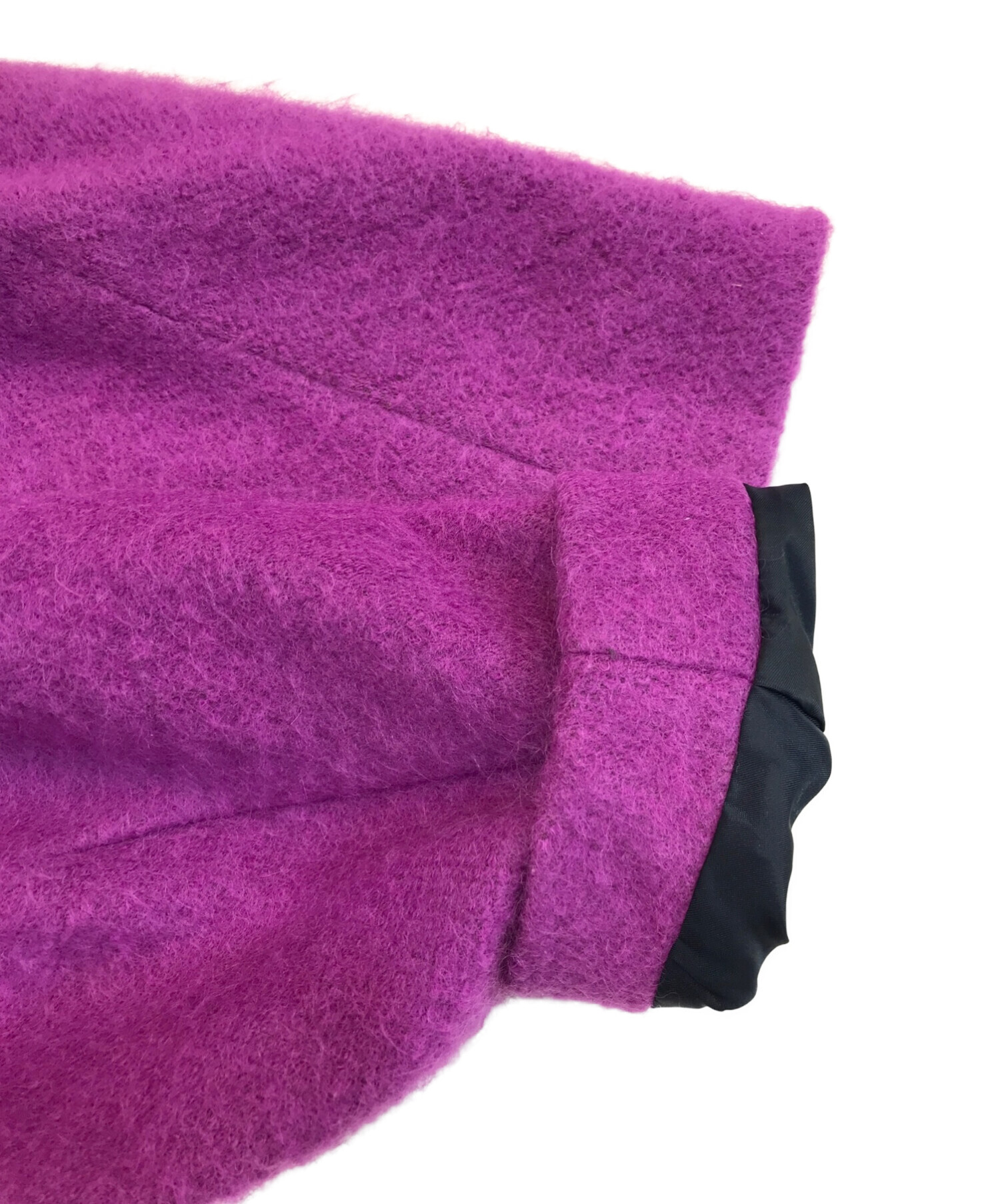 エレンディーク　パーフル　紫　ノーカラー　コート