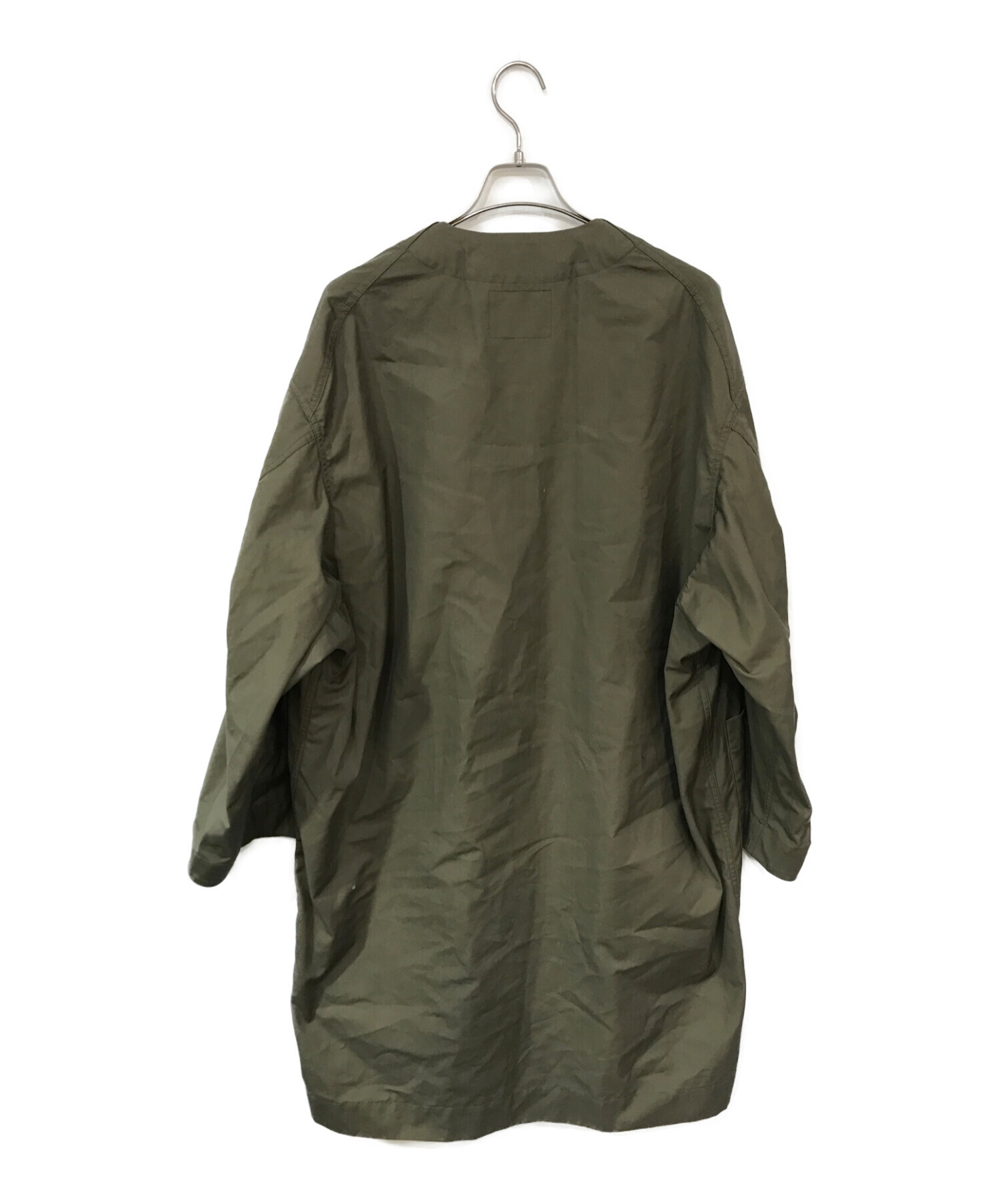 中古・古着通販】ALMOSTBLACK (オールモストブラック) ノーカラー 