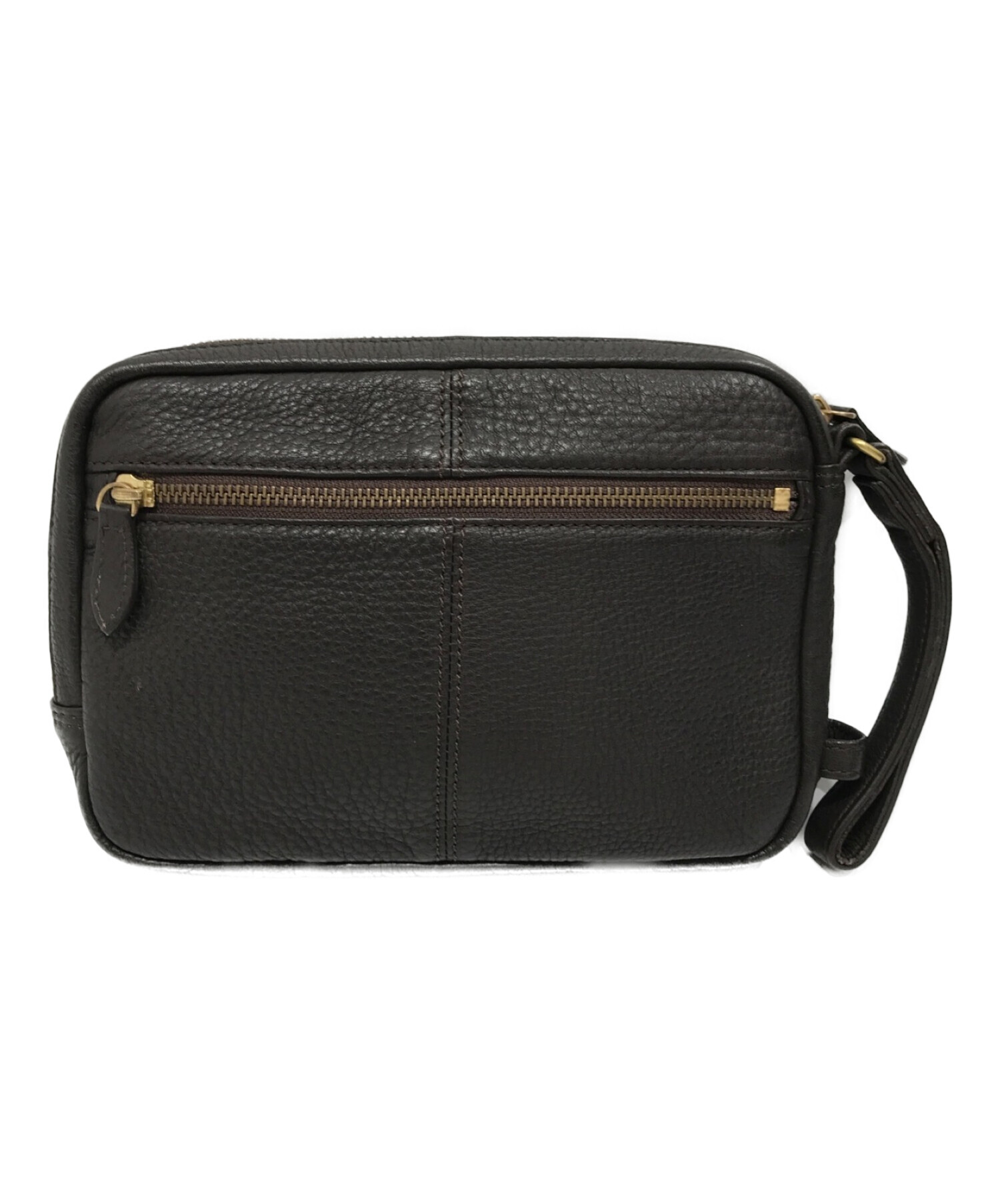 レザークラッチバッグ 中古・古着通販】PORTER (ポーター) レザー 