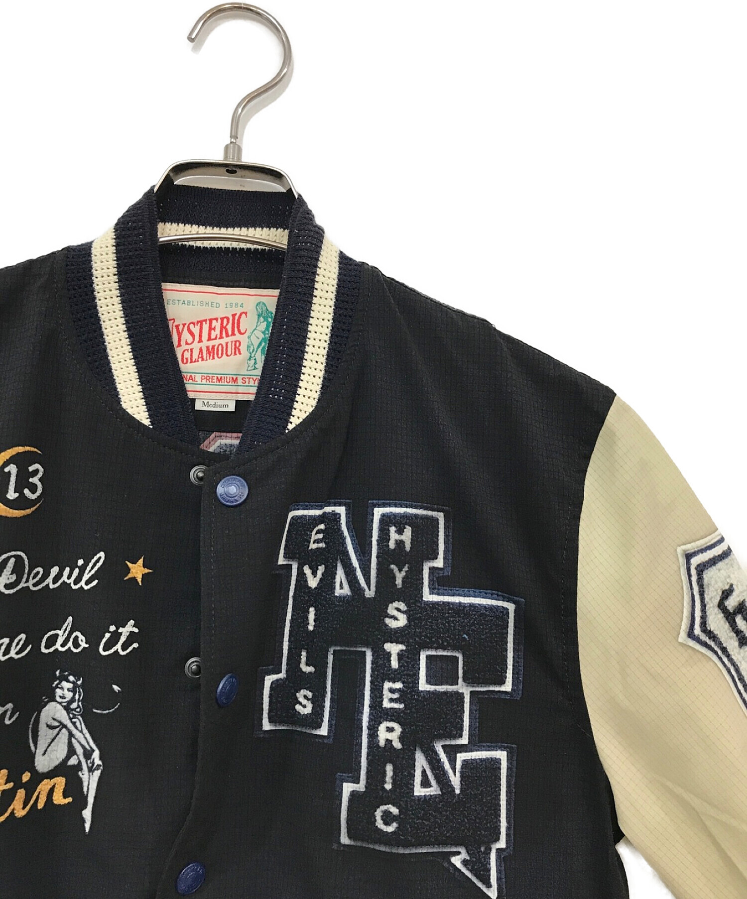 Hysteric Glamour スタジャン Medium 黒｜メンズ