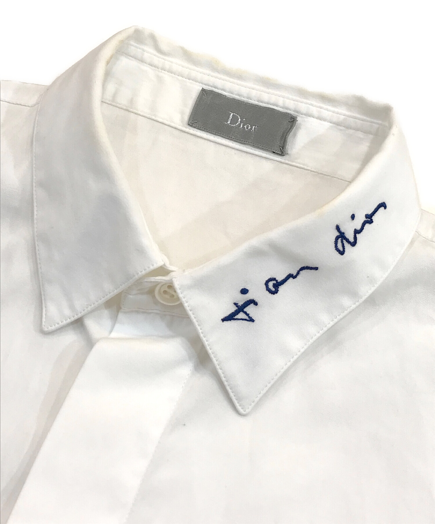 中古・古着通販】Dior Homme (ディオール オム) サインシャツ 