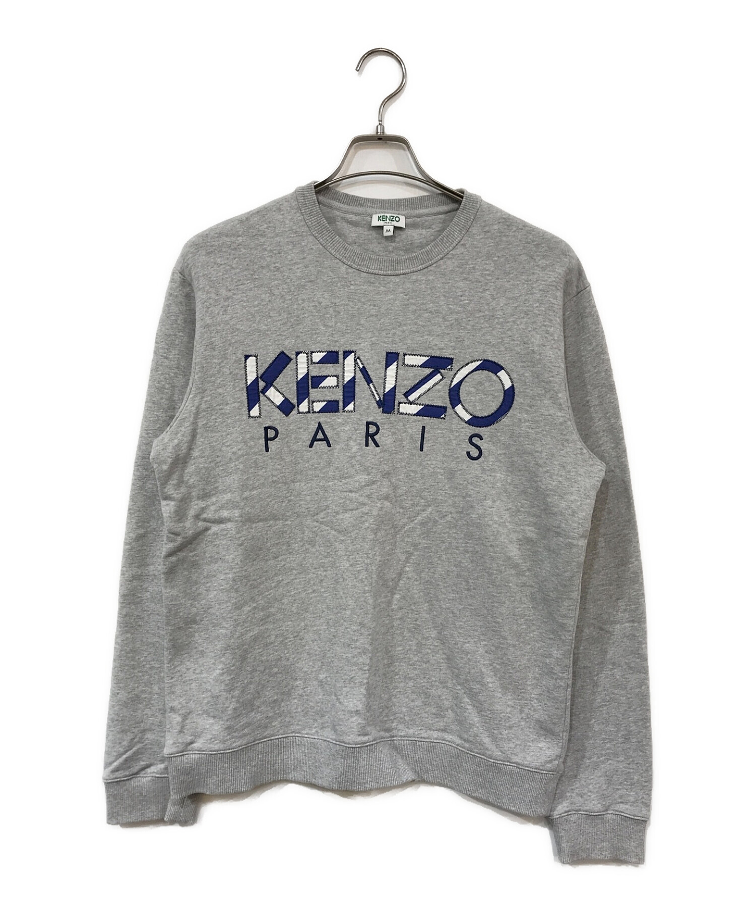 kenzo スウェット グレー Mサイズ KENZO トラ刺繍 スウェット Mサイズ