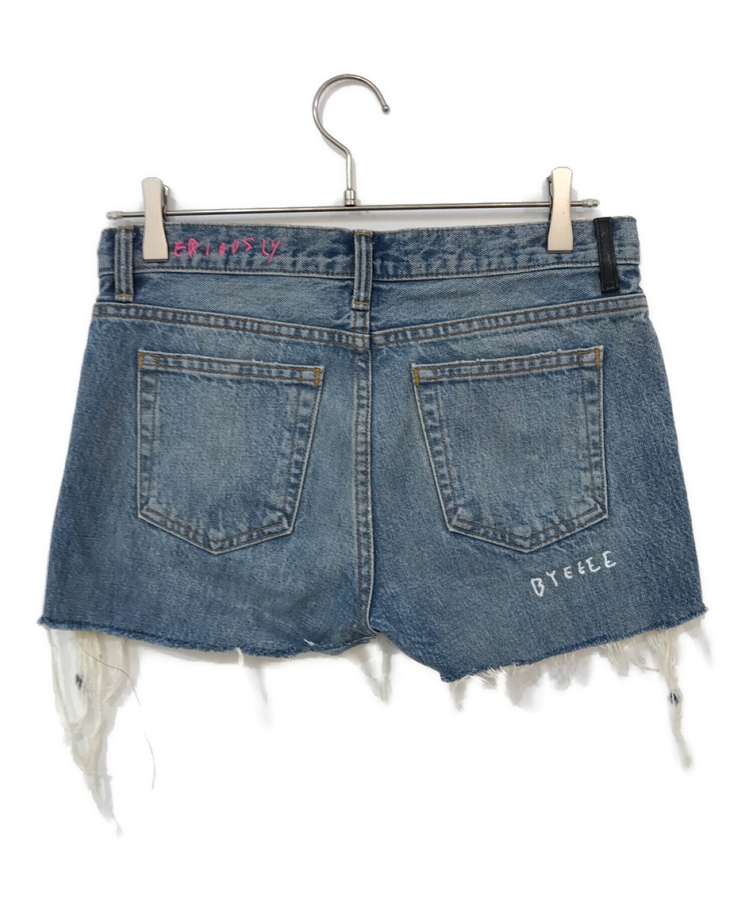 中古・古着通販】ALEXANDER WANG (アレキサンダーワング) デニムハーフ 