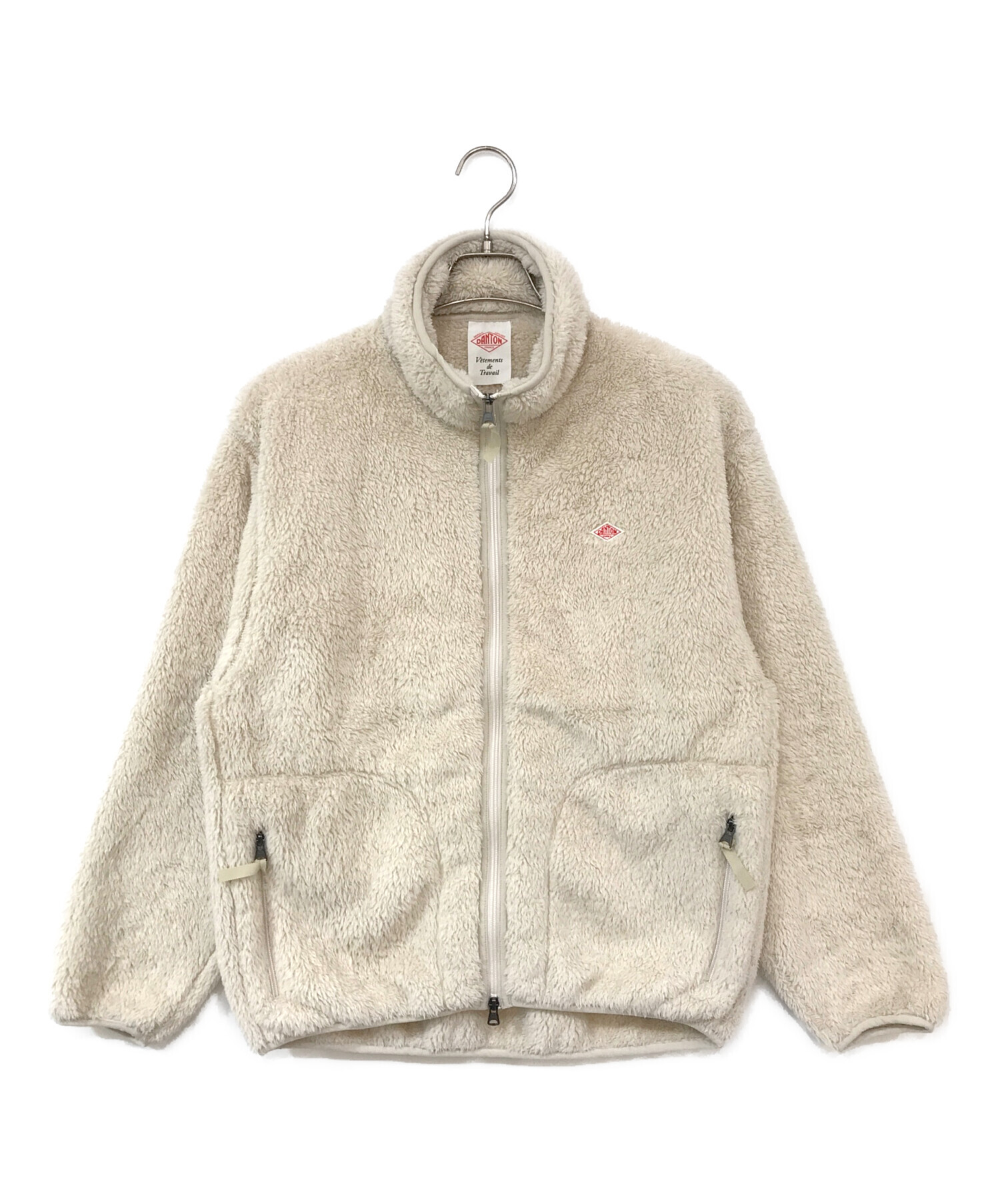 中古・古着通販】DANTON (ダントン) HIGH PILE ZIP STAND COLLAR 