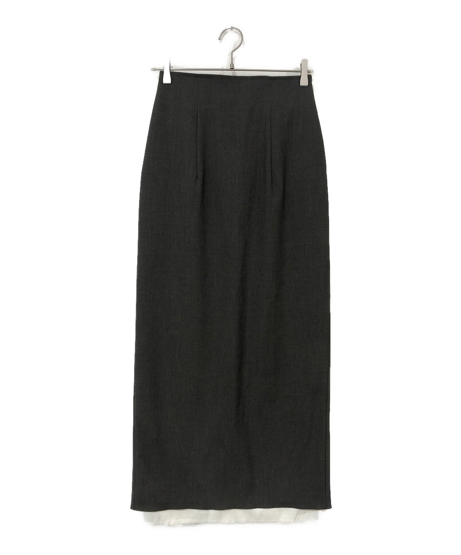中古・古着通販】TODAYFUL (トゥデイフル) Cutoff Pencil Skirt グレー 