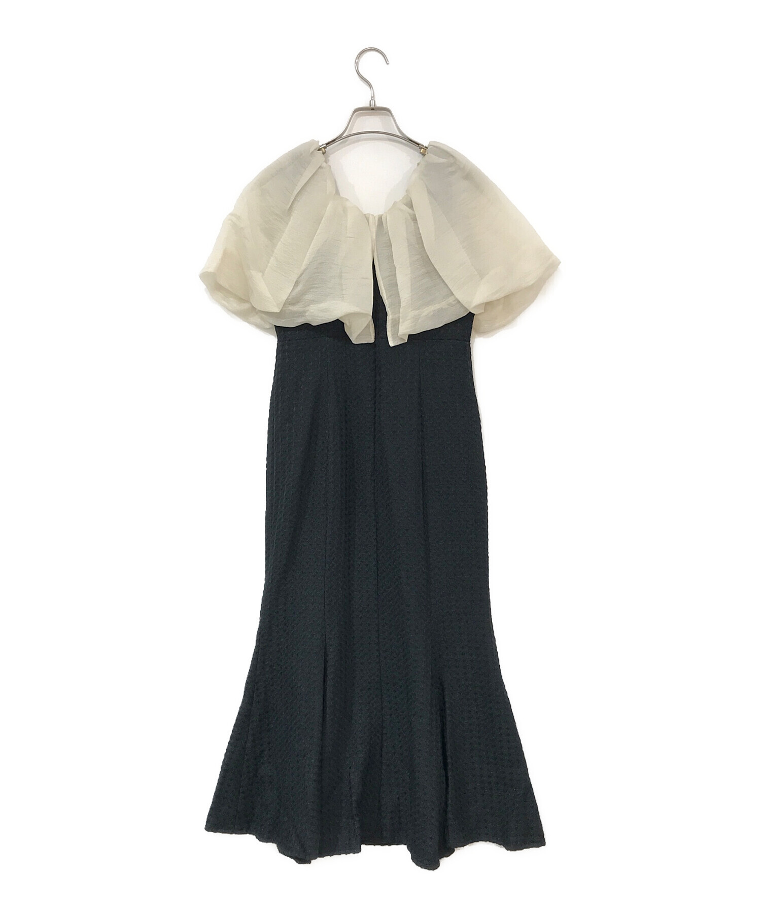 LEJA】2WAYオフショルダーパフスリーブバリエマーメイドワンピース