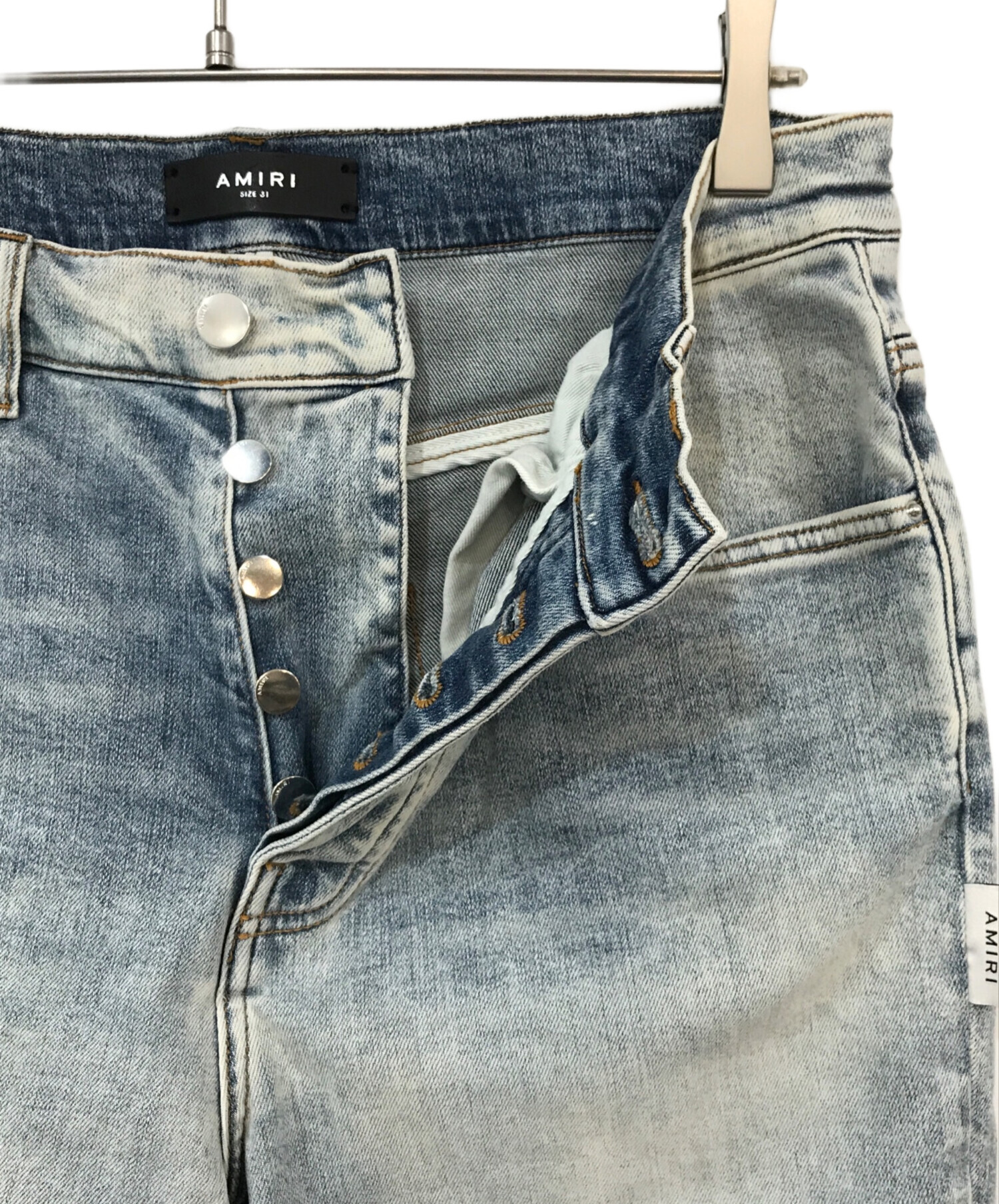 中古・古着通販】AMIRI (アミリ) フレアデニムパンツ ブルー サイズ:31  