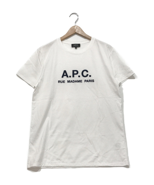 A.P.C. アーペーセー 白 Sサイズ 刺繍 Smallロゴ Tシャツ