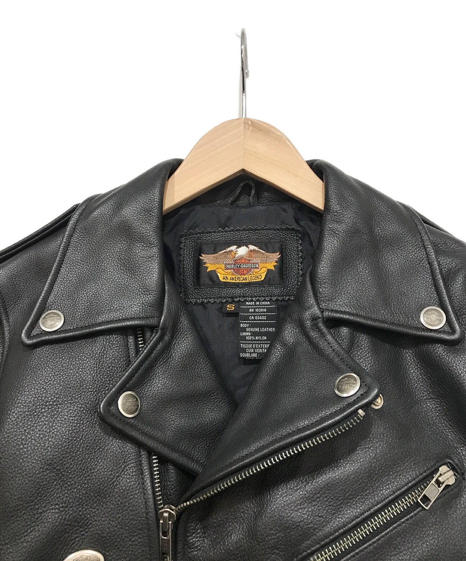 中古・古着通販】HARLEY-DAVIDSON (ハーレーダビットソン) ライダース 