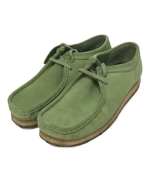 中古・古着通販】CLARKS (クラークス) ワラビーブーツ グリーン サイズ 