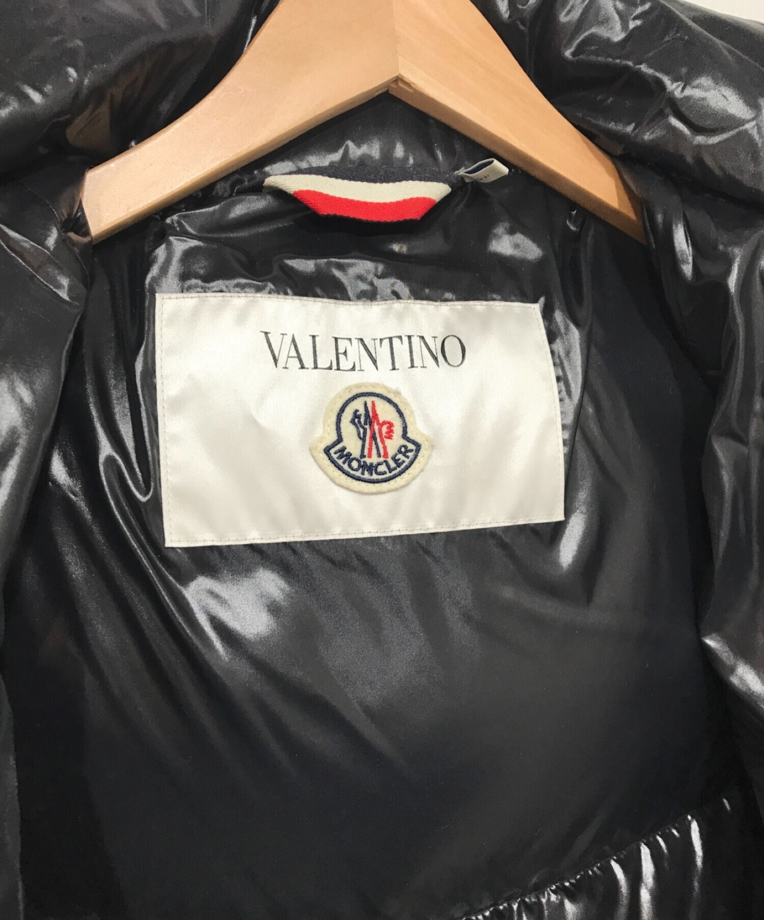 VALENTINO×MONCLER ヴァレンチノ×モンクレール ダウンジャケット ホワイト×ブラック サイズ: