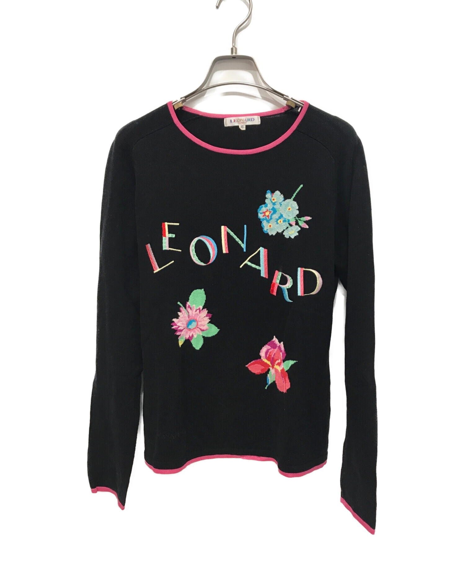 LEONARD SPORT 刺繍　セーター
