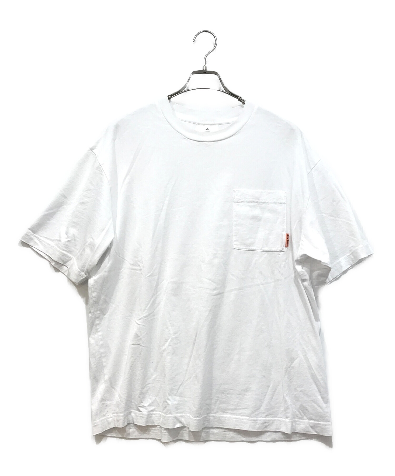 Acne studios (アクネストゥディオズ) コットンポケットTシャツ ホワイト サイズ:S